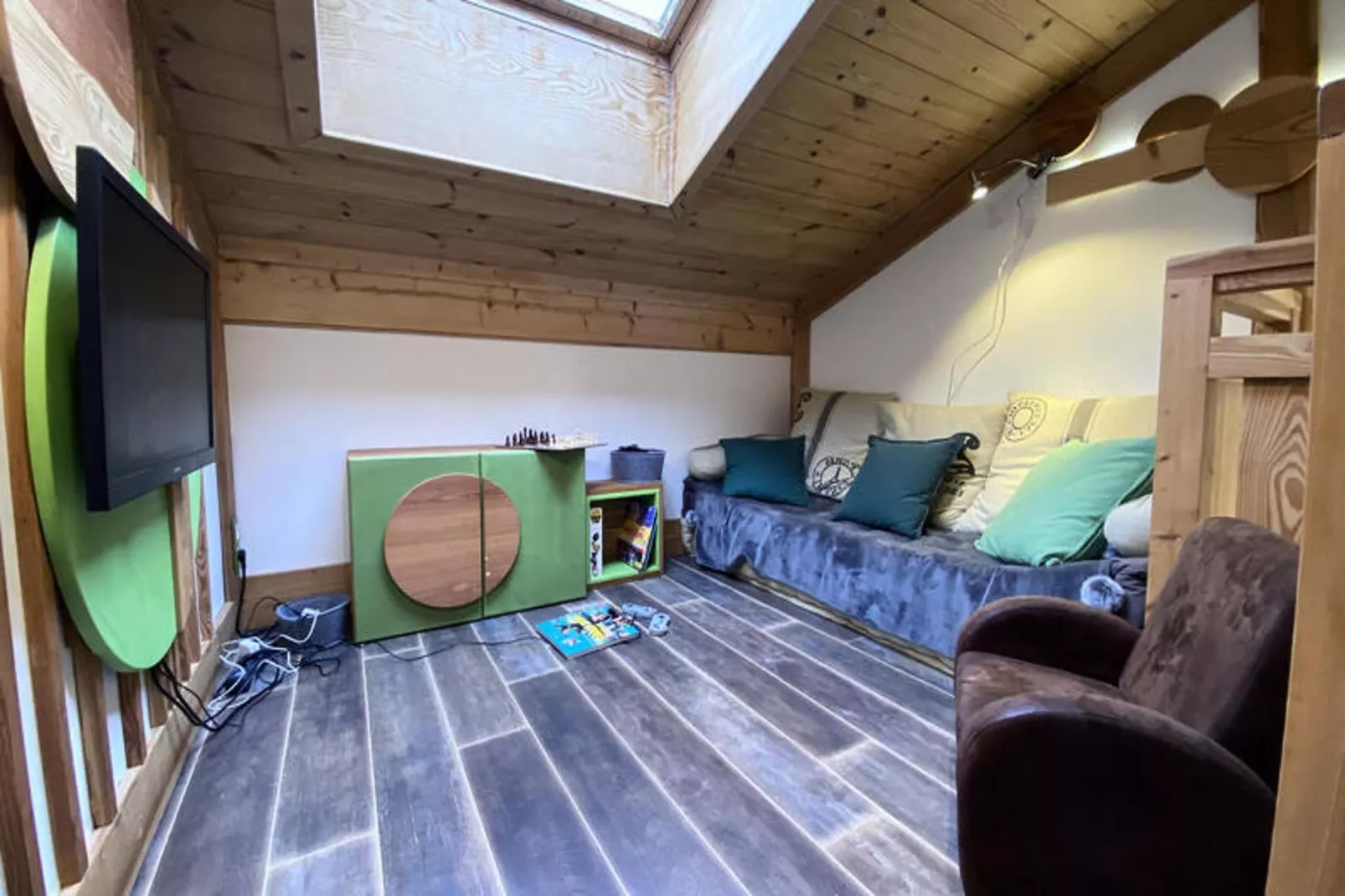 Chalets Des Bois-Woonkamer