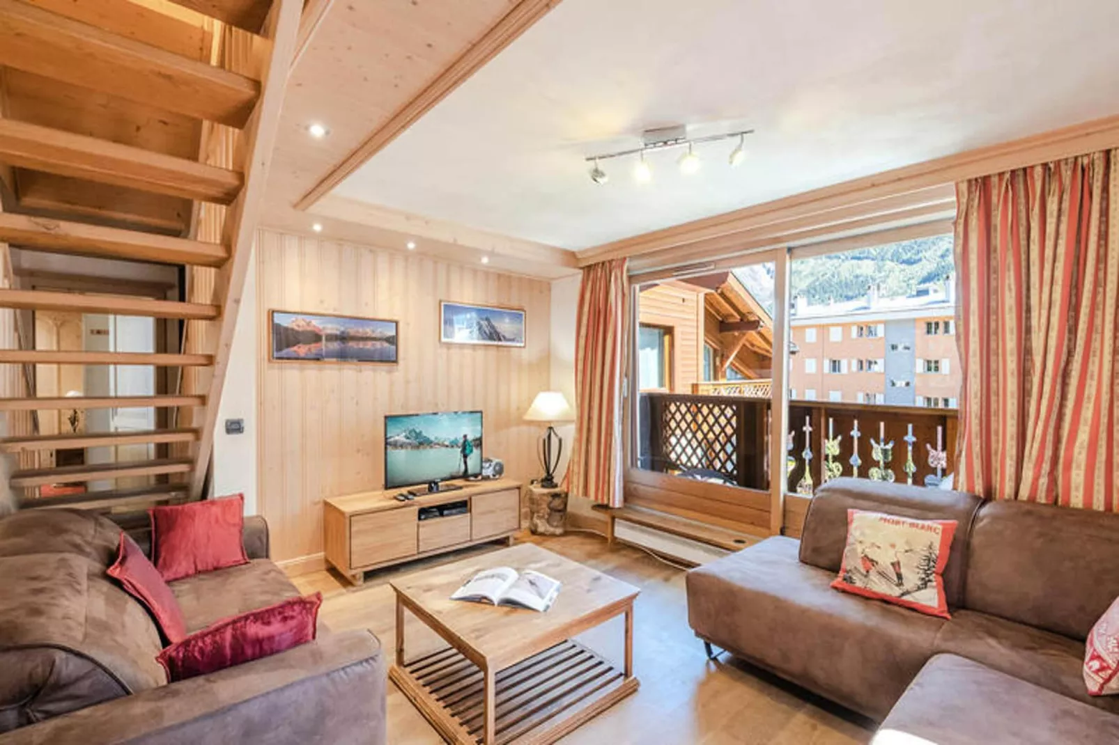 Chalets Du Savoy-Woonkamer