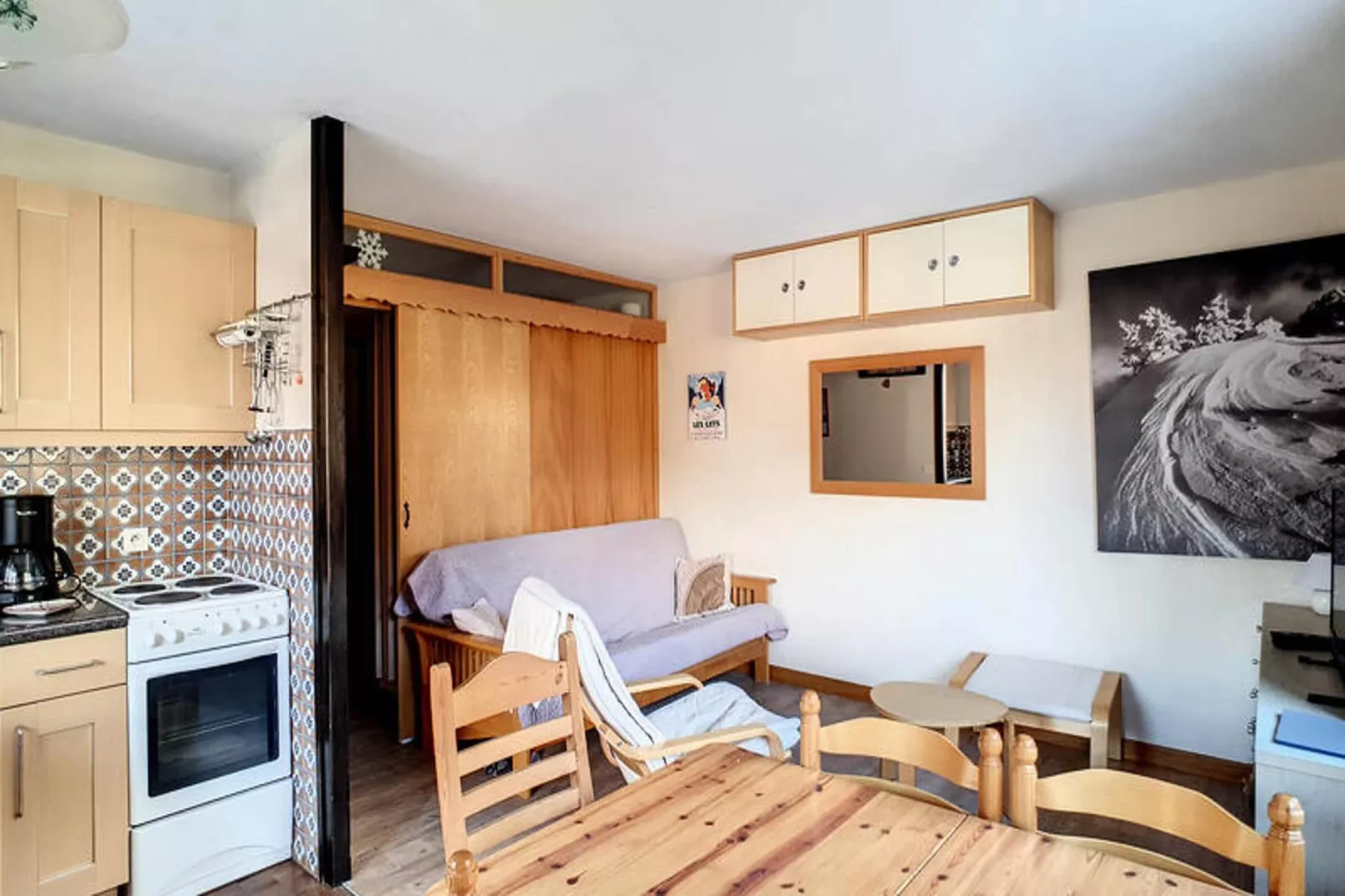 Studio à Saint Jean d'Aulps-Keuken