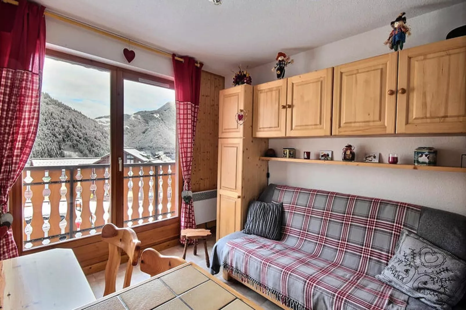 Appartements à Saint Jean d'Aulps-Woonkamer