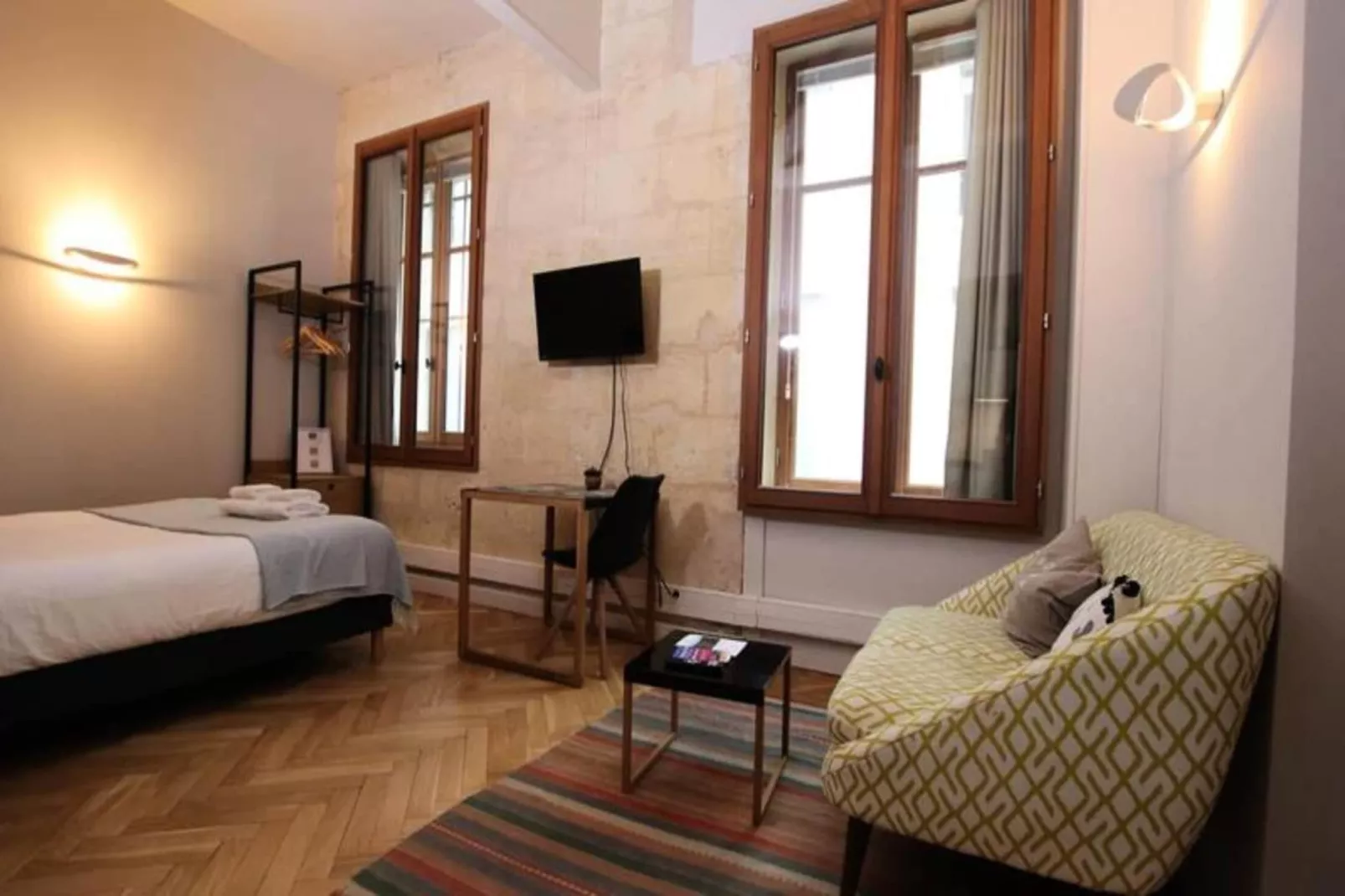 Magnifique Studio Bordelais En Plein Coeur De La Ville-Slaapkamer