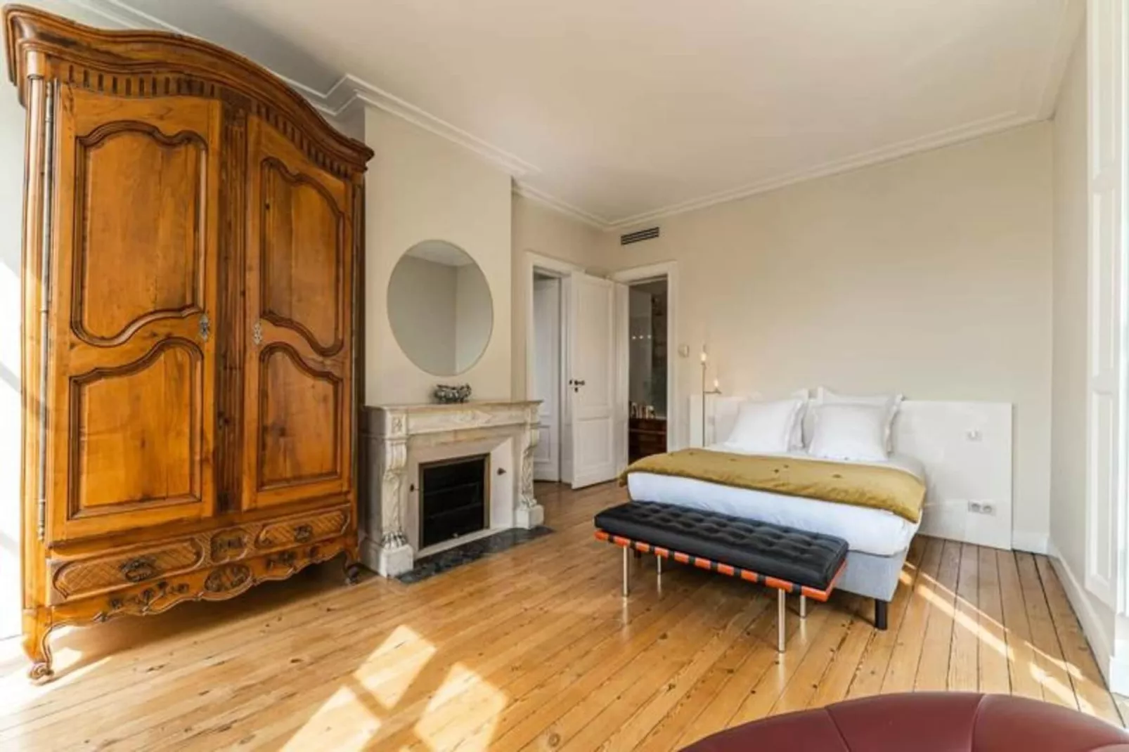 Appartement Prestations Haut Standing Avec Vue Sur La Place De La Bourse-Slaapkamer