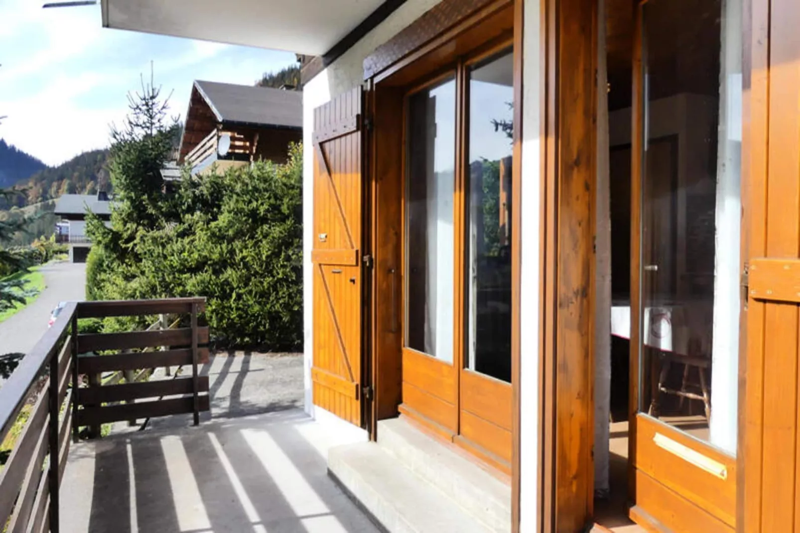 Chalets à La Clusaz-Terrasbalkon