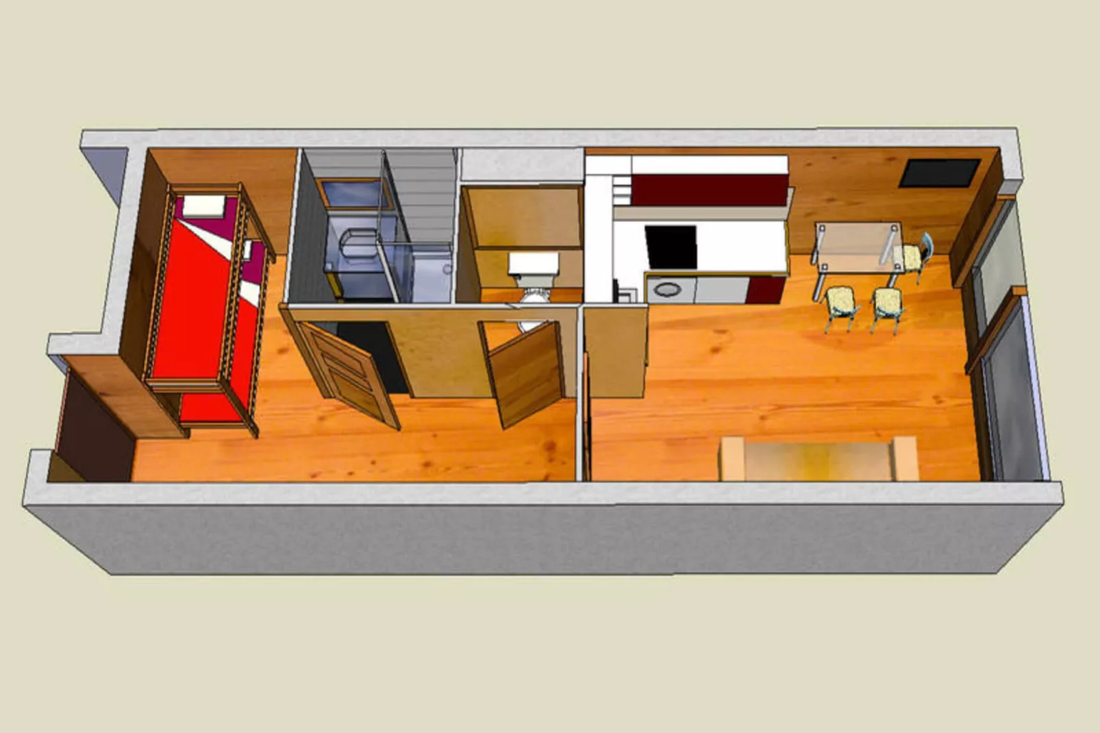 Studio à La Clusaz-Gebieden zomer 1km