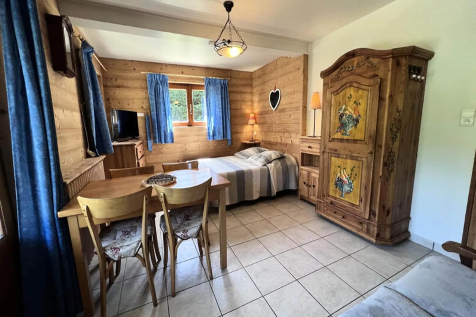 Studio à La Clusaz-Slaapkamer