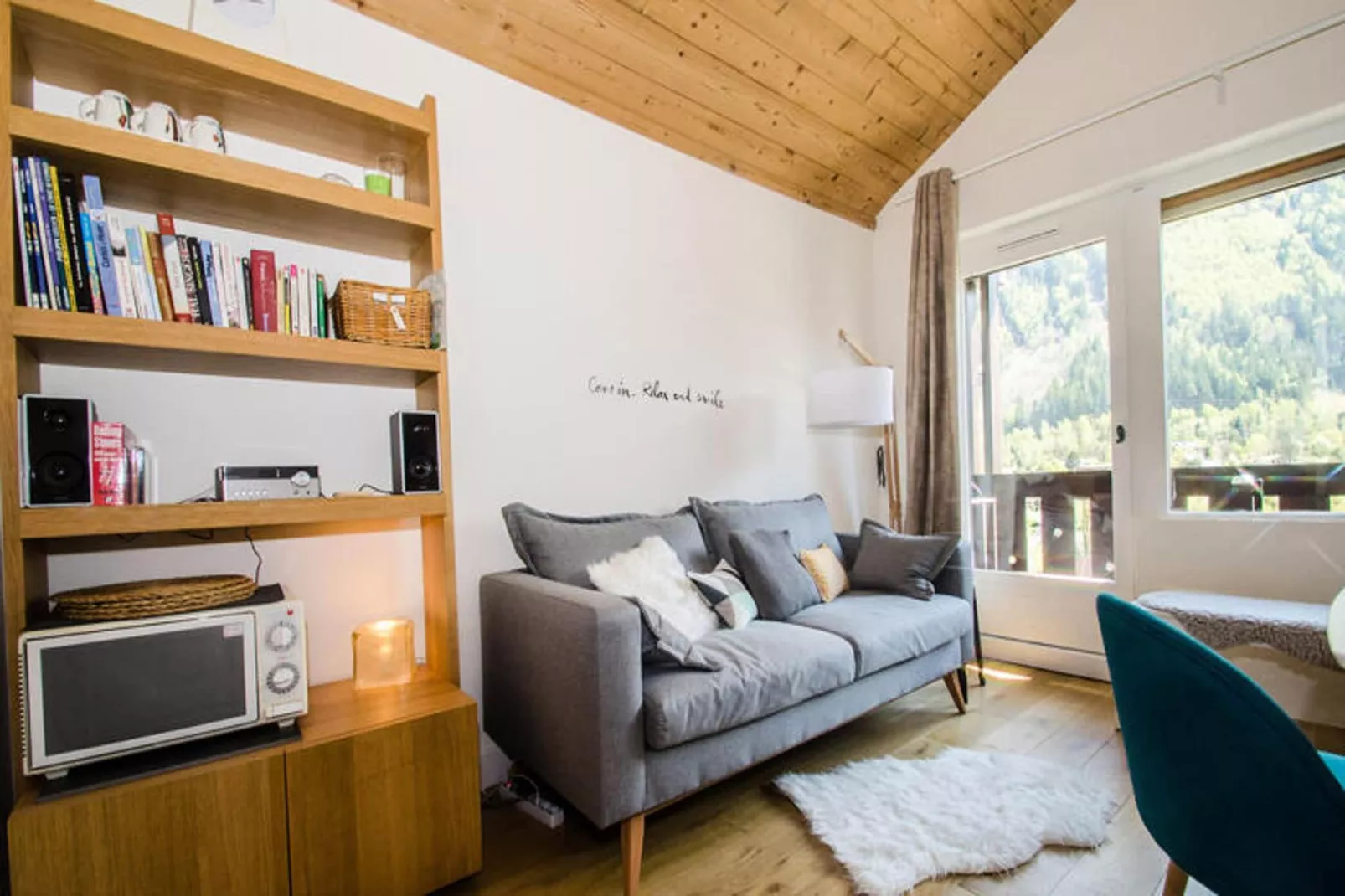 Résidence Les Deux Chamois-Woonkamer