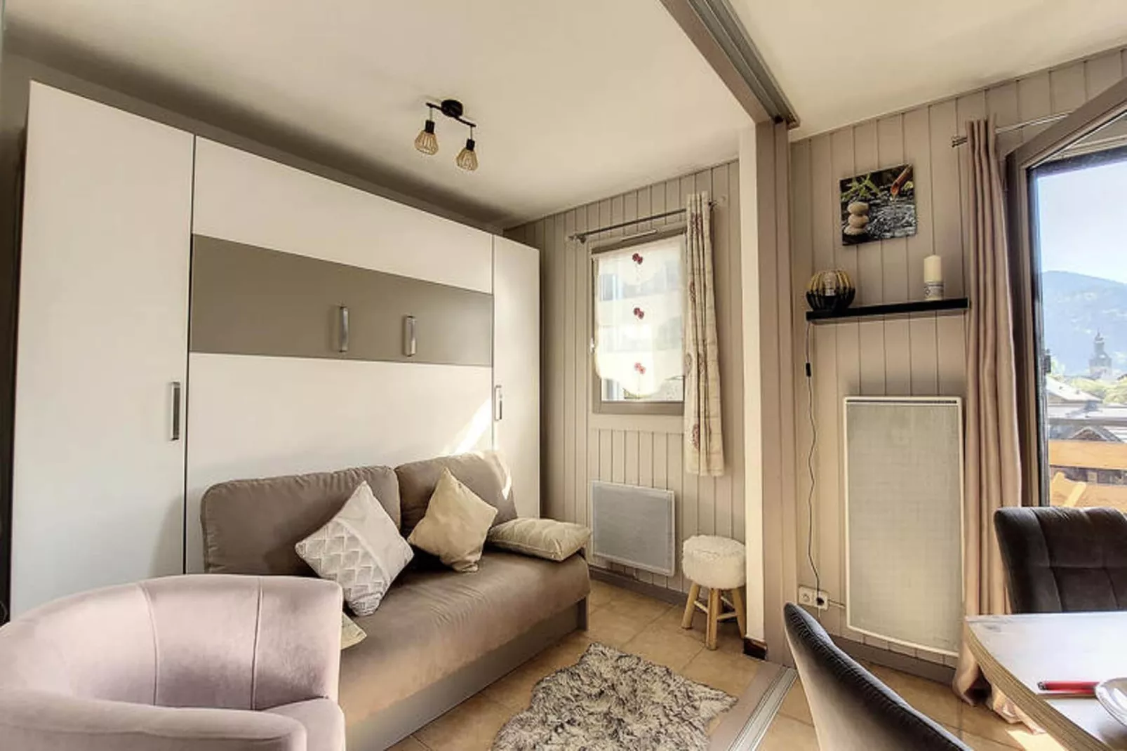 Appartements à Montriond-Woonkamer