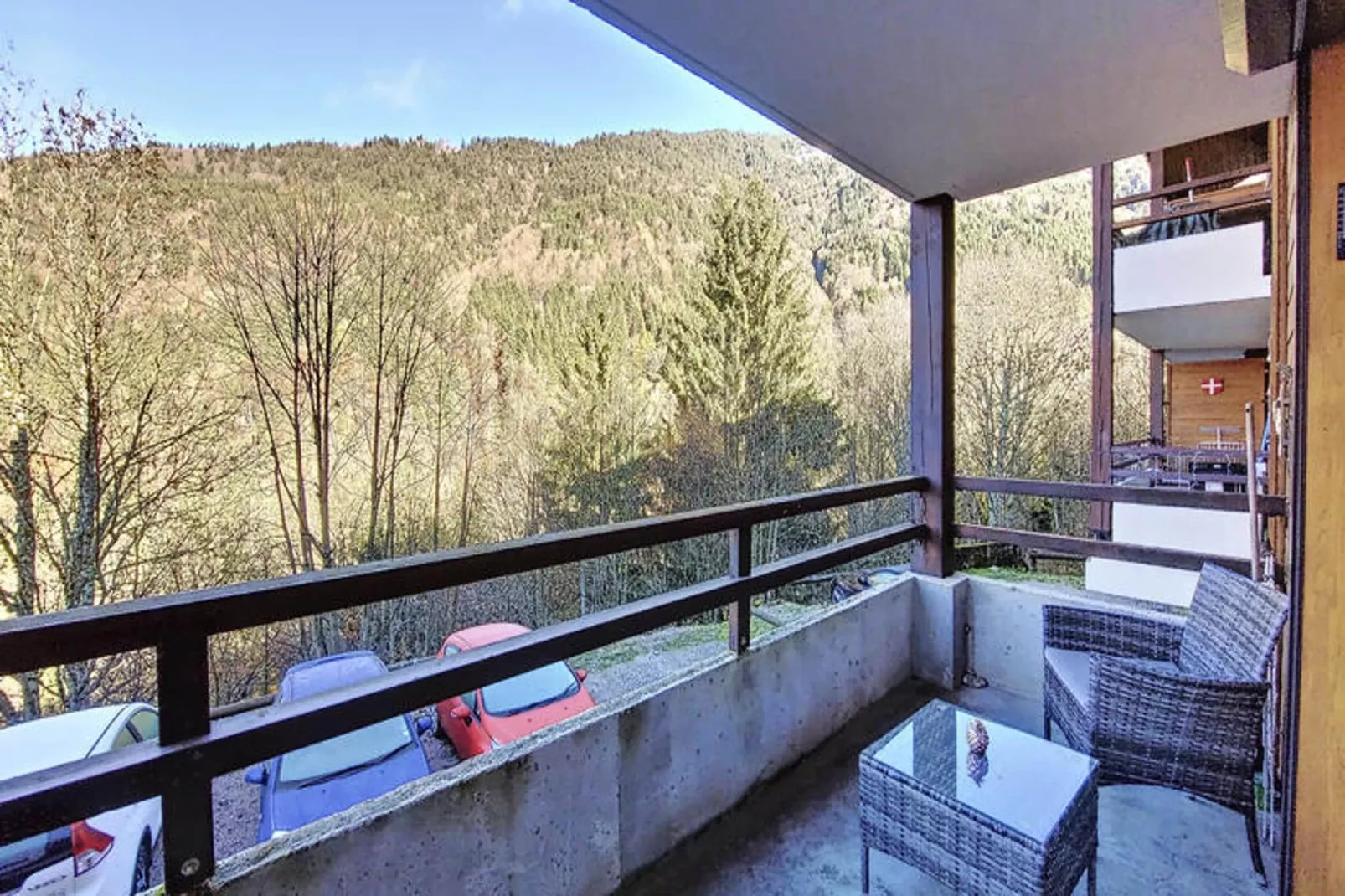 Appartements à Saint Jean d'Aulps-Terrasbalkon