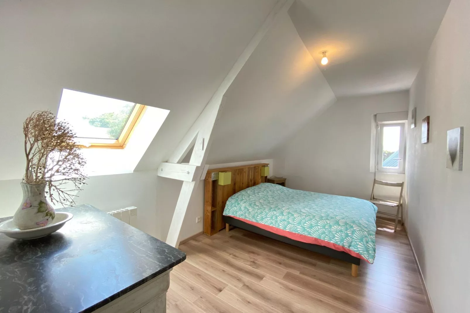 Semi-detached house Lanchères-Slaapkamer