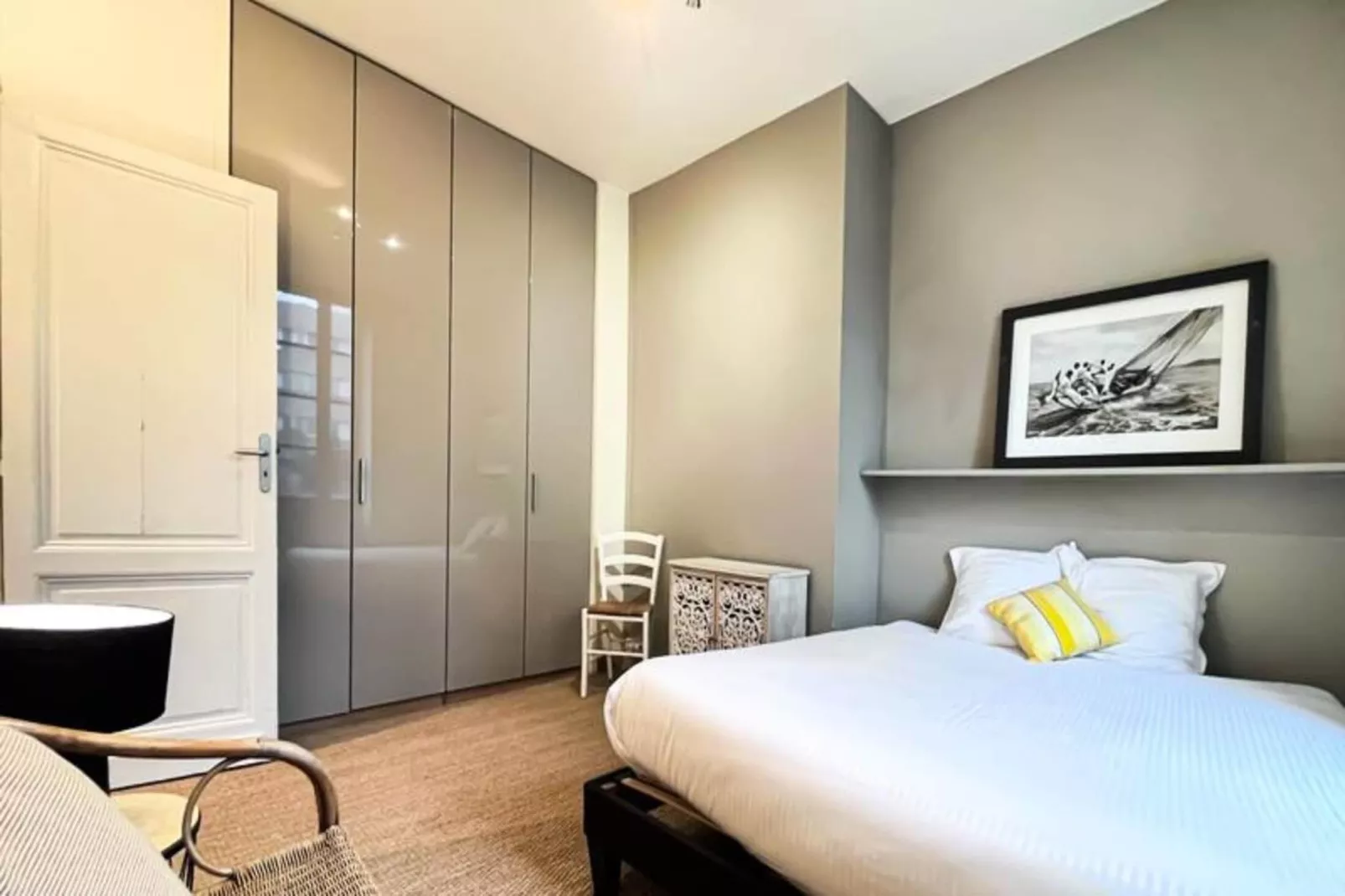 Charmant Appartement Pour 4 Dans Le Centre Ville De Bordeaux-Slaapkamer