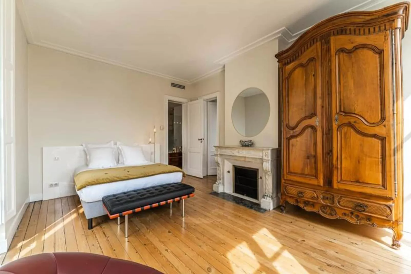 Appartement Prestations Haut Standing Avec Vue Sur La Place De La Bourse-Slaapkamer