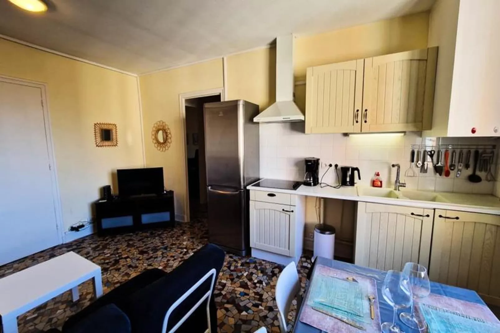 Le Spacieux T3 Pour 4 Proche De Gem Et La Gare 🗻-Keuken