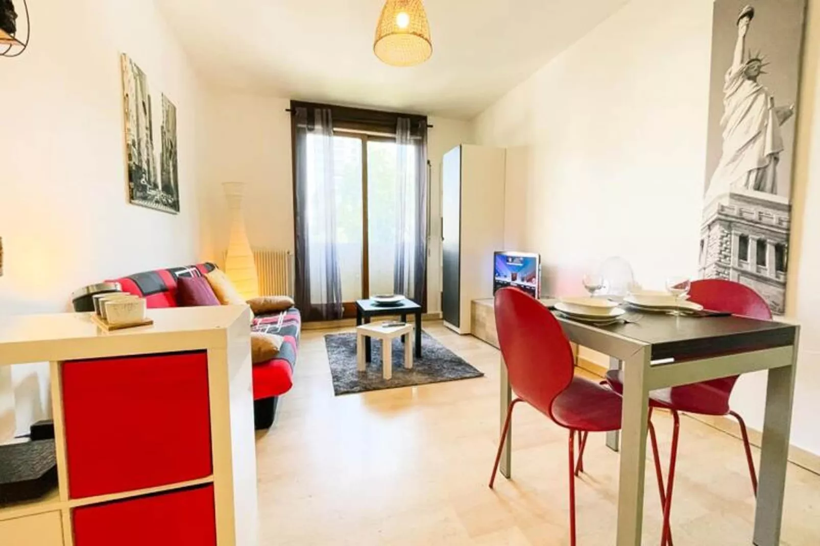 La Pause Grenobloise  - Studio - Balcon-Eetkamer