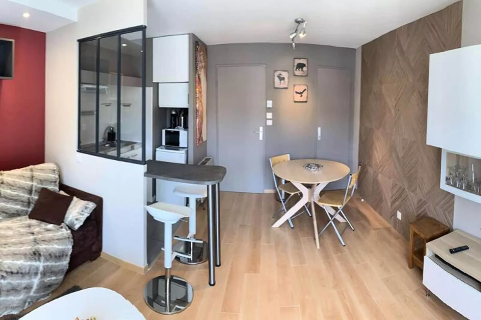 Résidence Vallee Blanche-Woonkamer