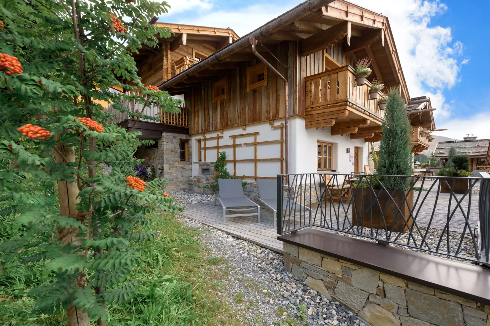 Lisa Chalets 6 Personen-Buitenkant zomer