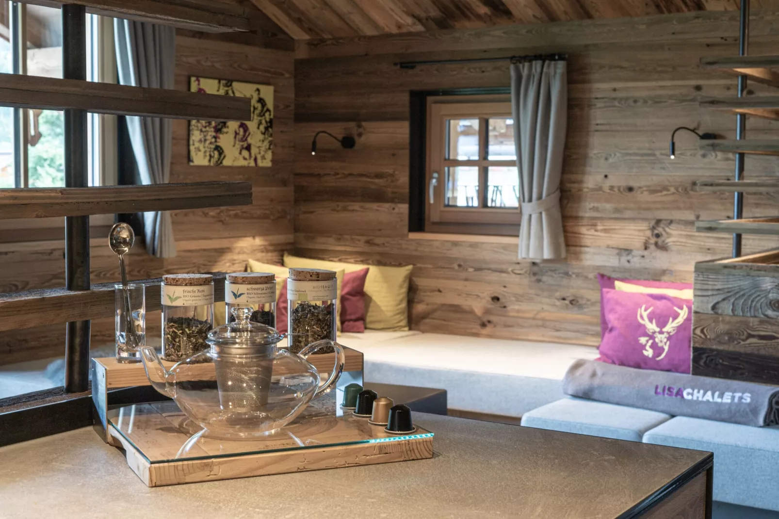 Lisa Chalets 6 Personen-Woonkamer