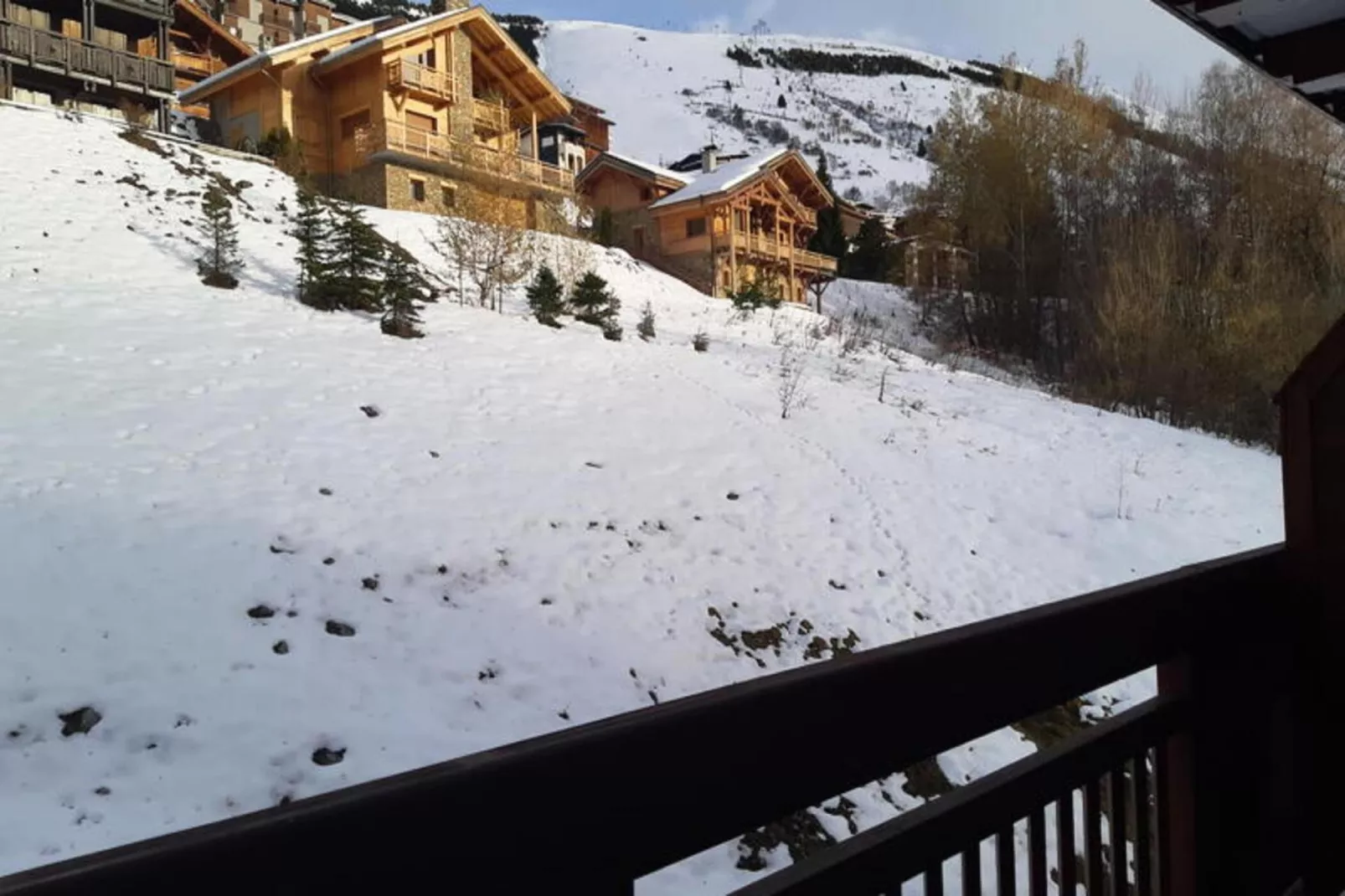 Résidence Balcon Des Pistes C-Terrasbalkon
