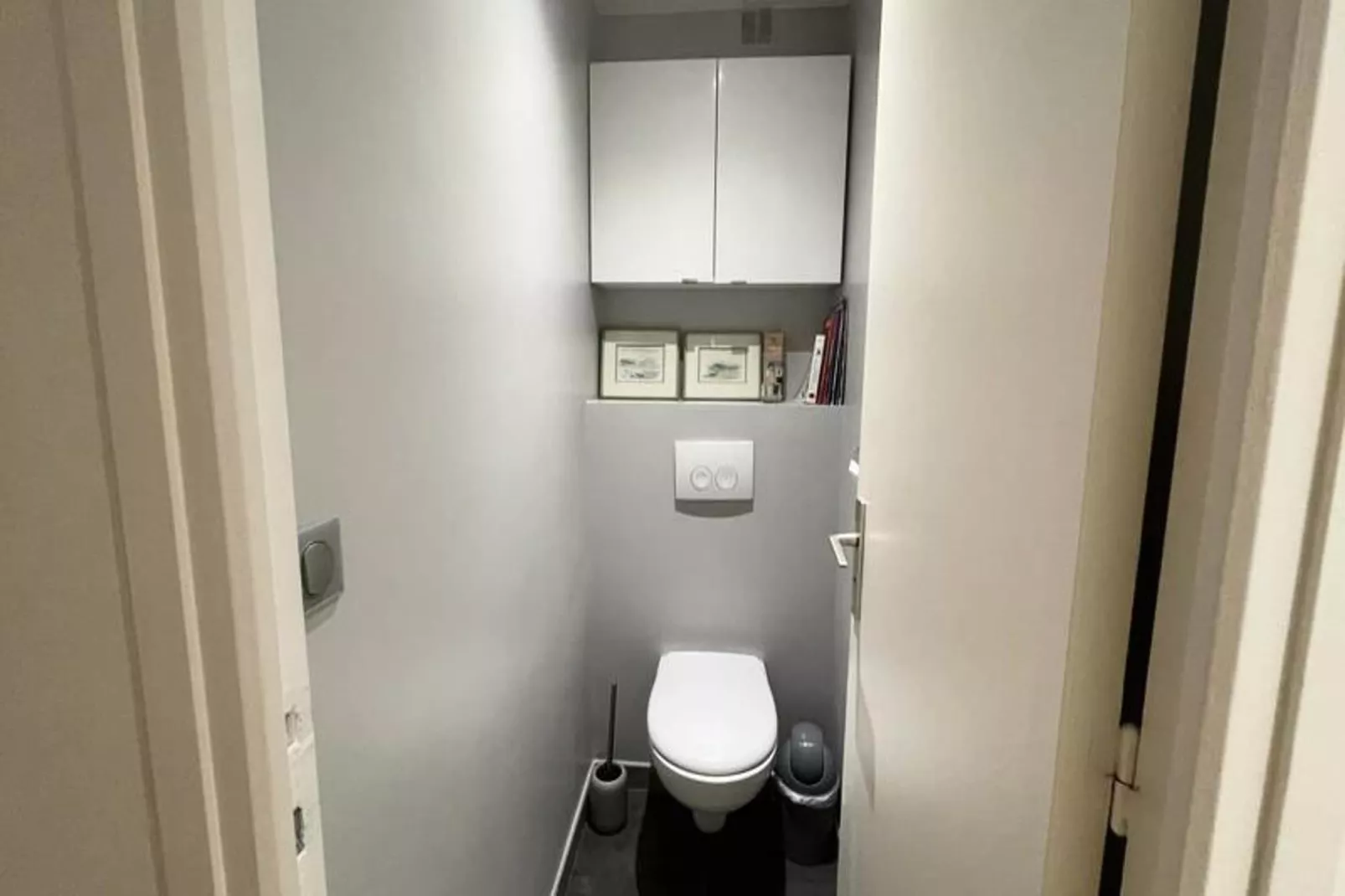 Superbe Appartement Avec Balcon, Garage, 3ch, &agrave; 5min De La Plage-Badkamer