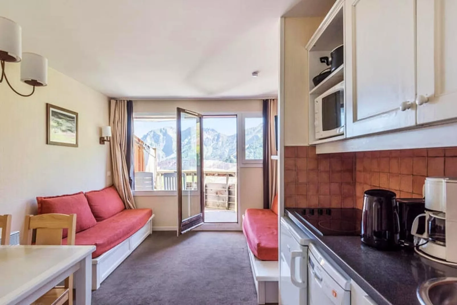 Résidence Sépia-Woonkamer