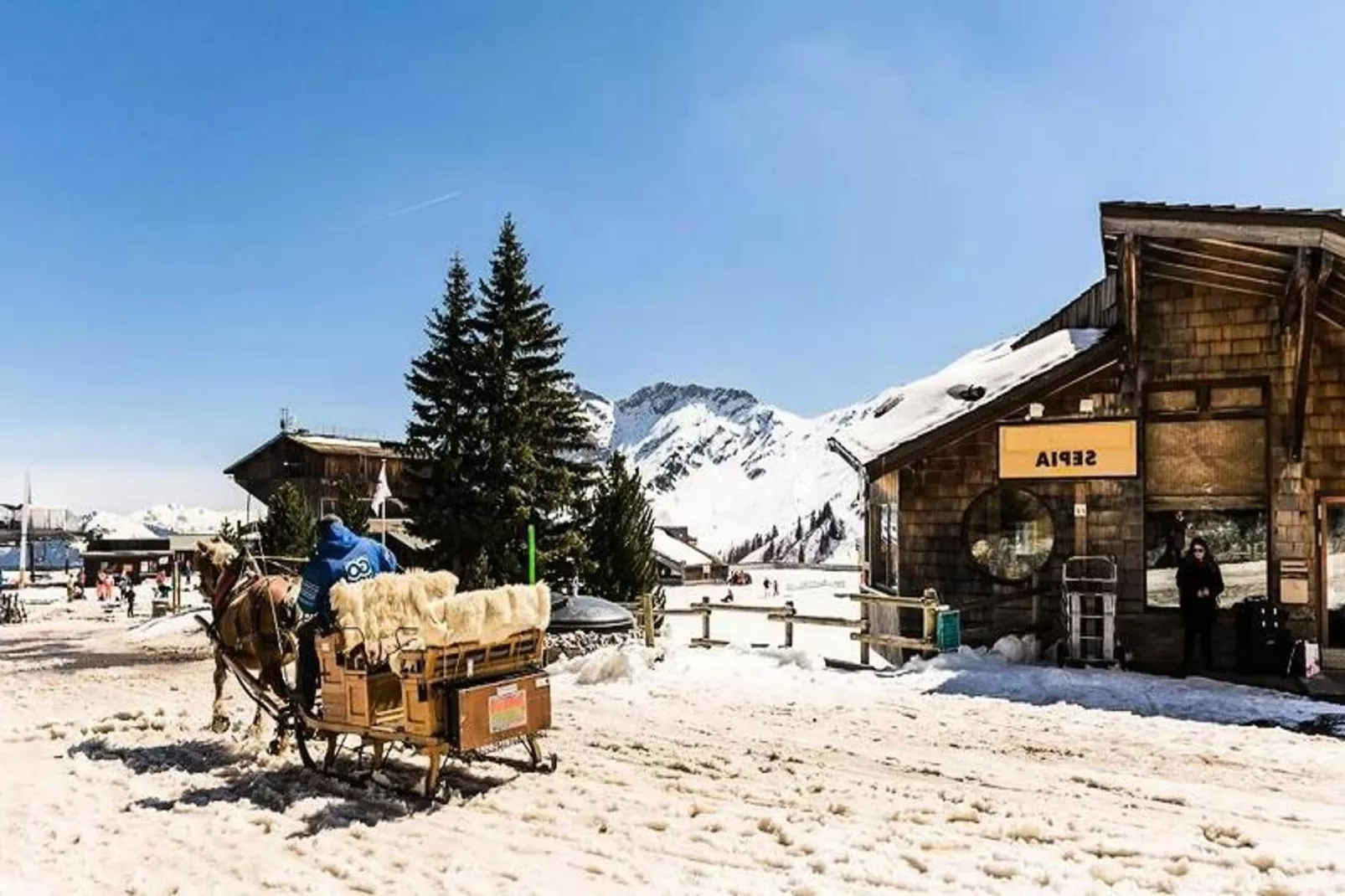 Résidence Sépia-Gebied winter 5km