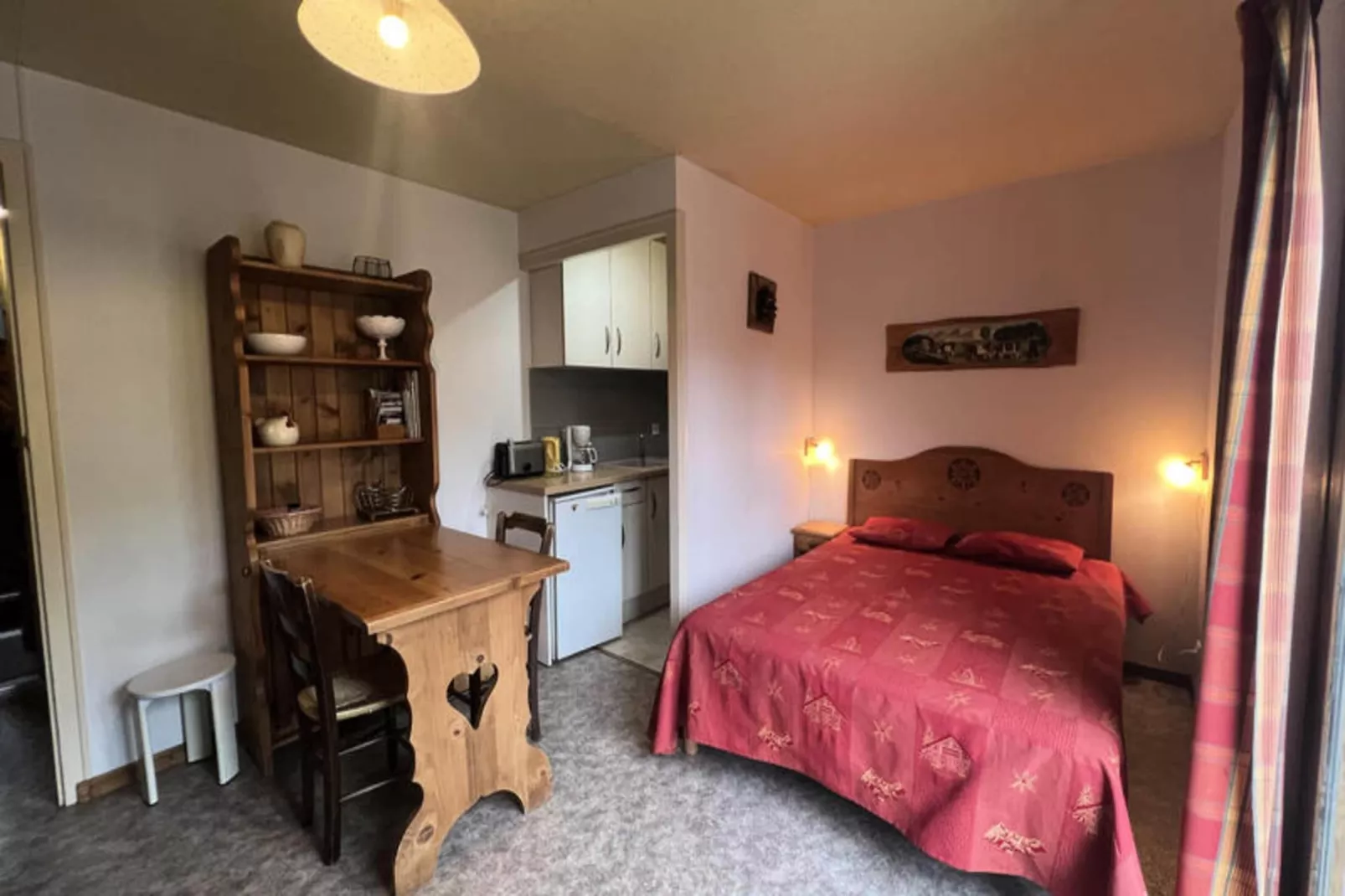 Studio à La Clusaz-Slaapkamer