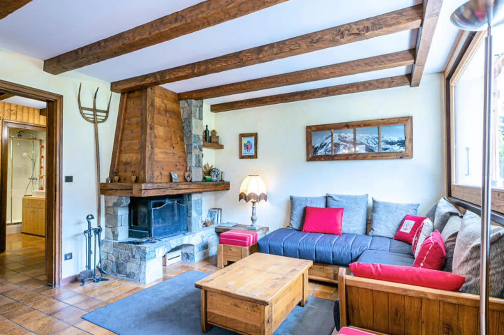 Résidence La Berraz-Woonkamer