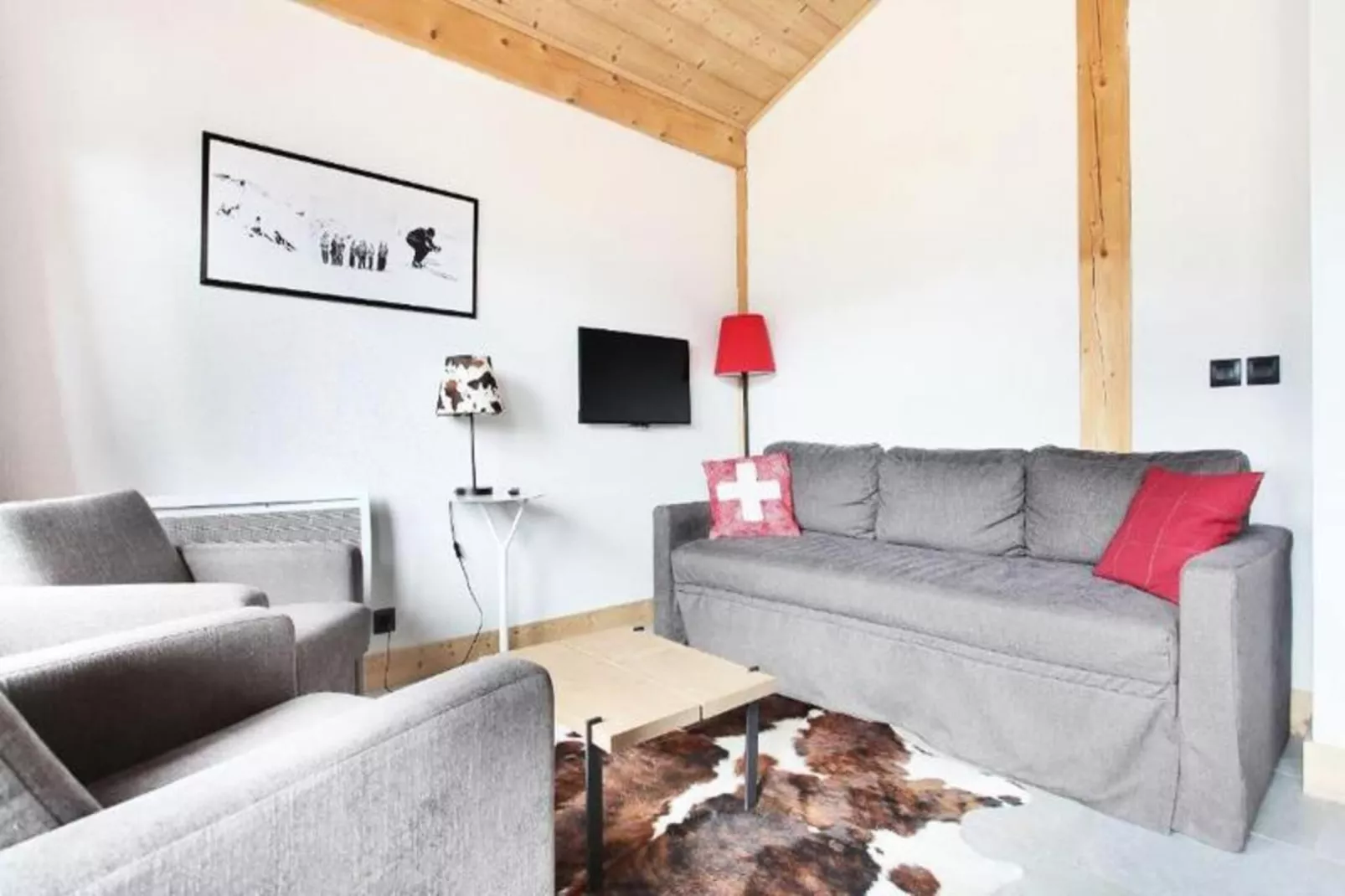 Résidence Prestige Odalys Les Fermes de Châtel-Woonkamer