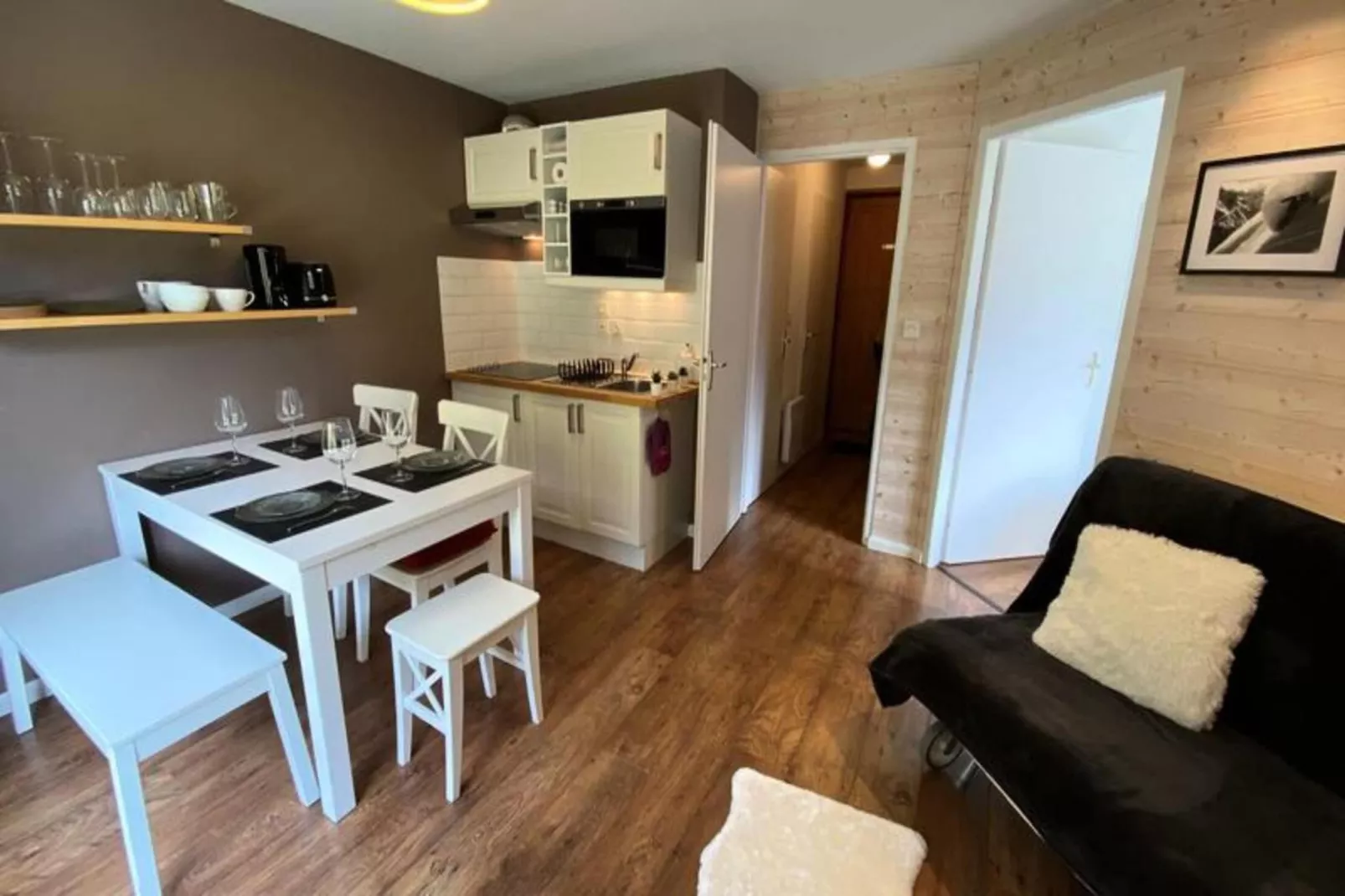 Résidence Les Myrtilles-Woonkamer