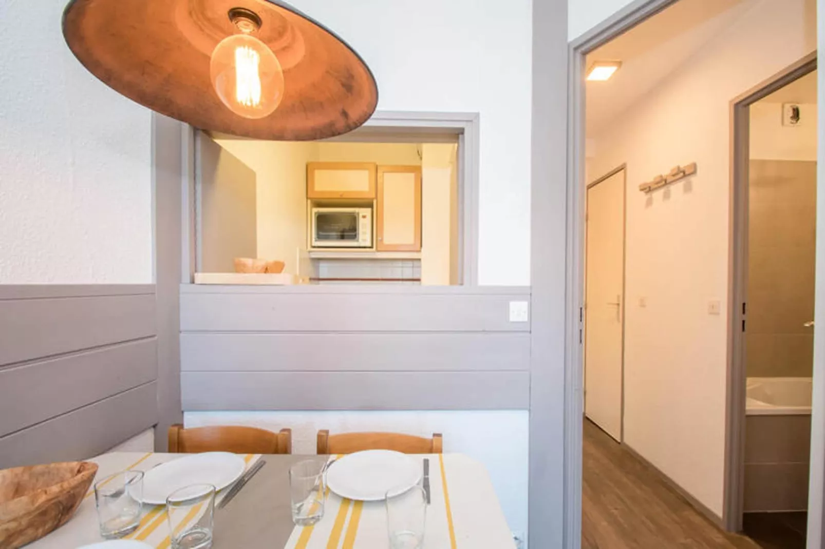 Résidence Chamois Blanc-Eetkamer