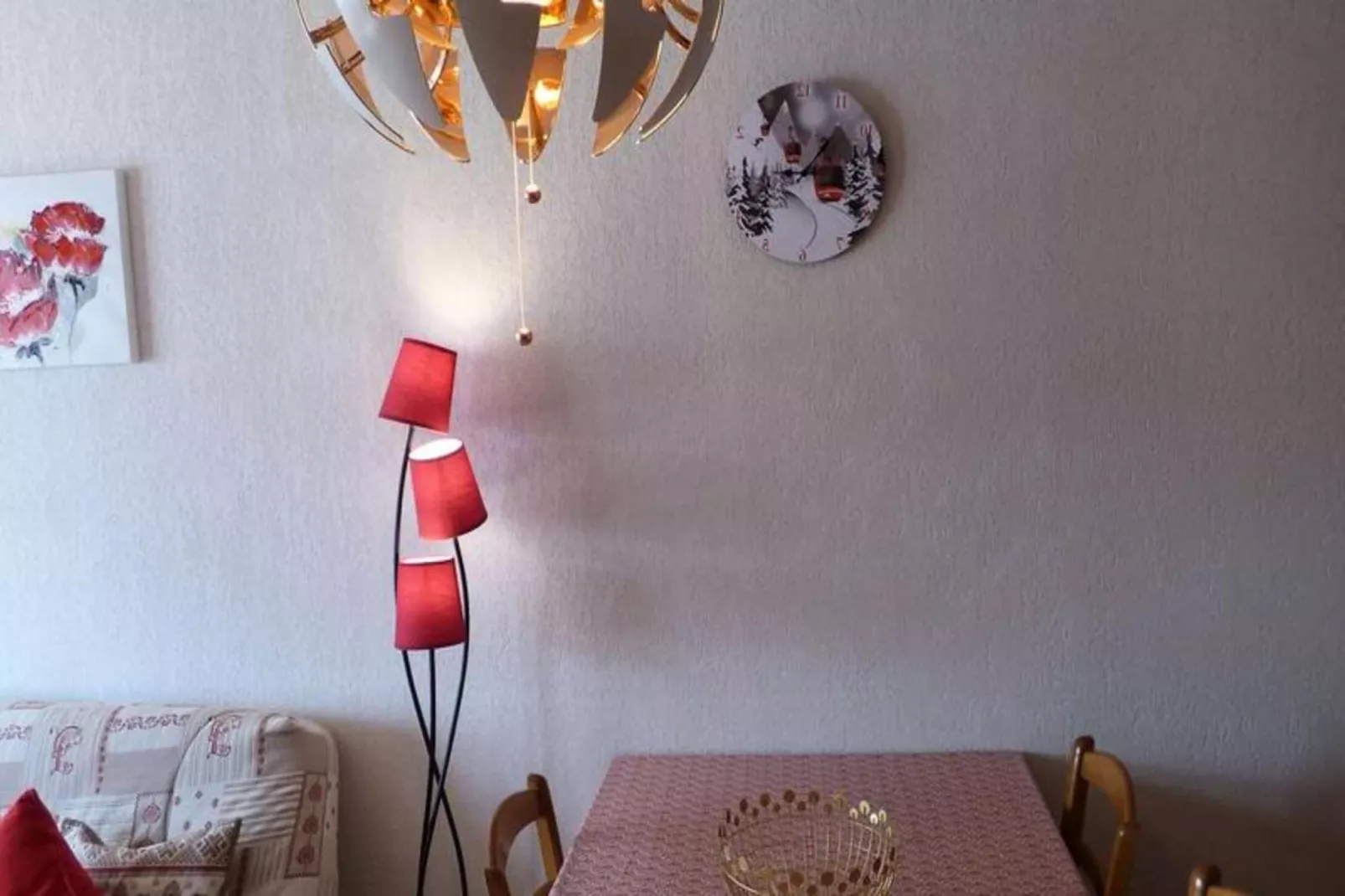 Résidence Pistes Du Soleil C-Woonkamer