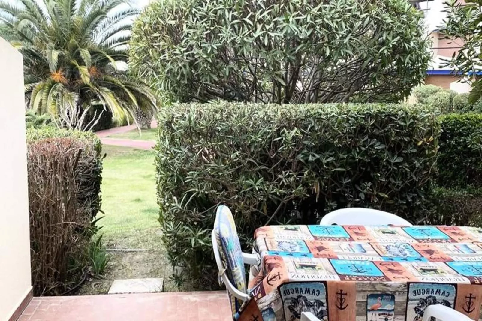 Résidence "escale Port"-Tuinen zomer