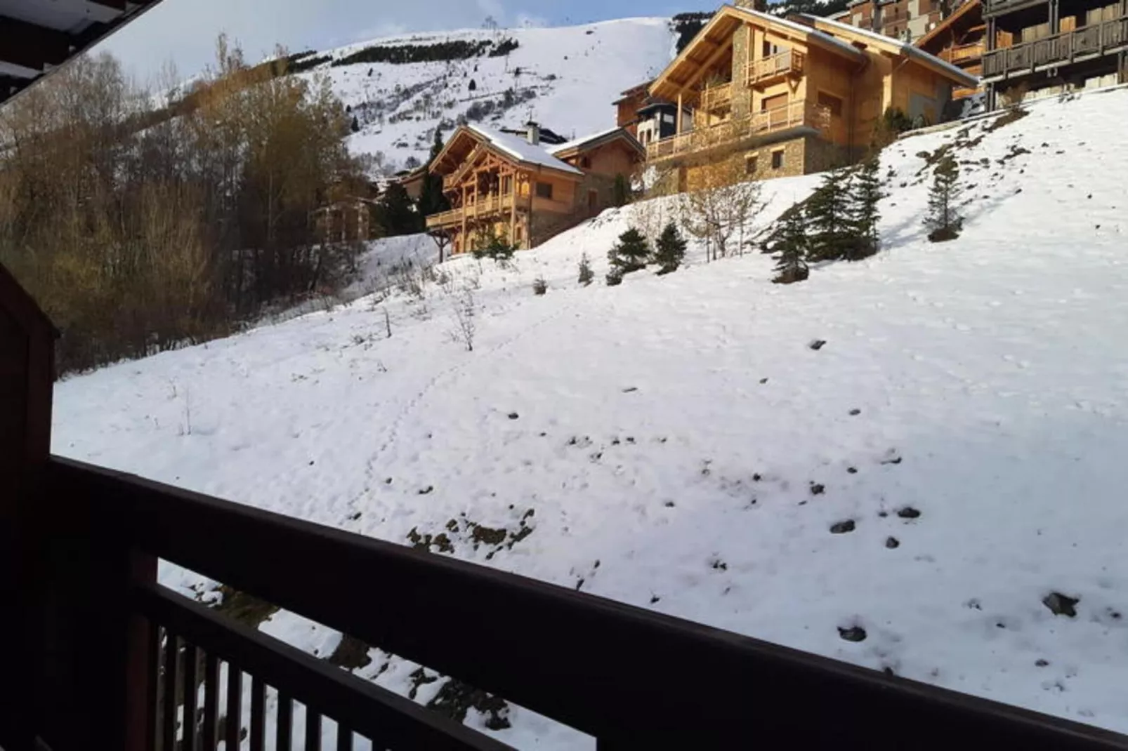 Résidence Balcon Des Pistes C-Terrasbalkon
