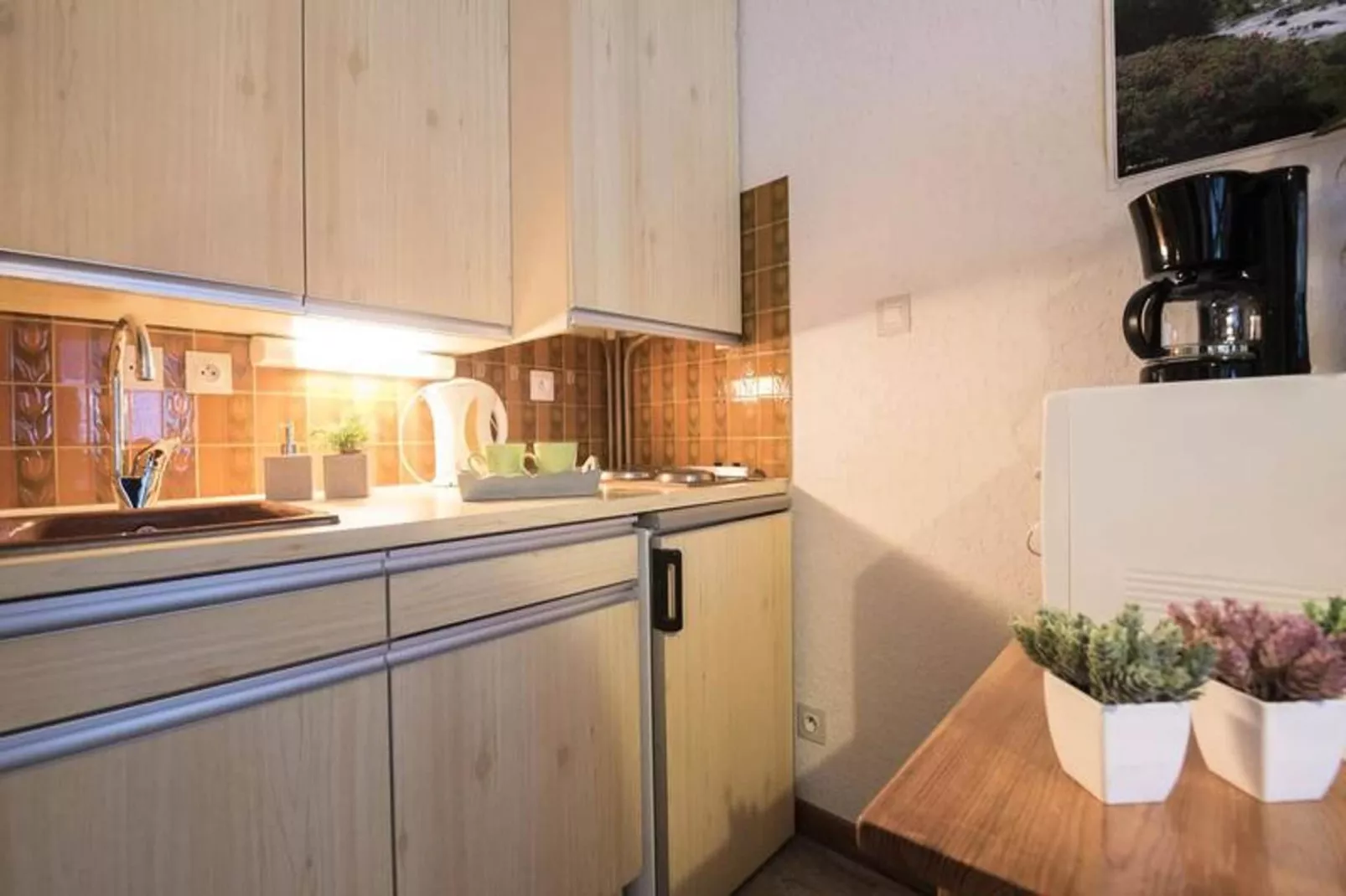 Résidence Aurette:port Bielh-Keuken