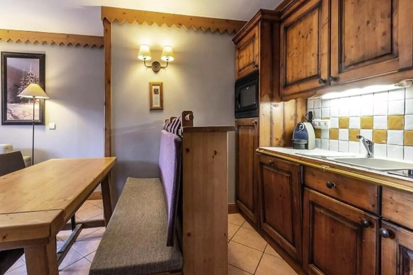 Résidence Les Hauts Bois-Keuken