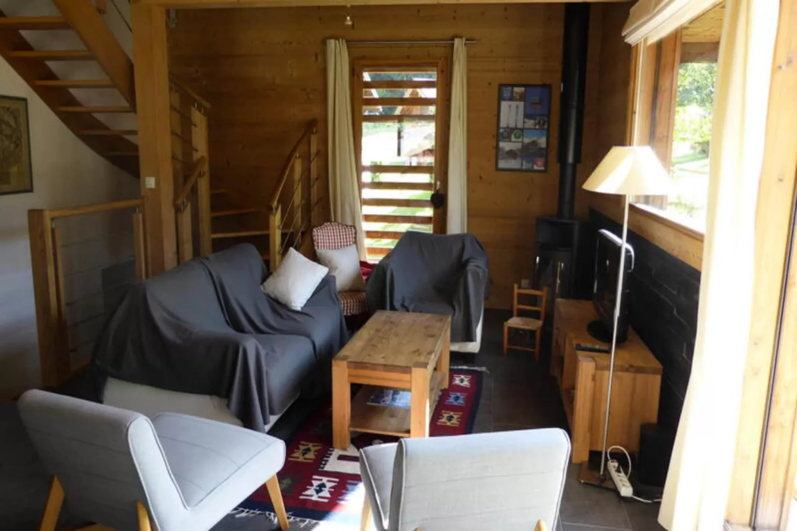 Chalet Champelet-Buitenkant zomer