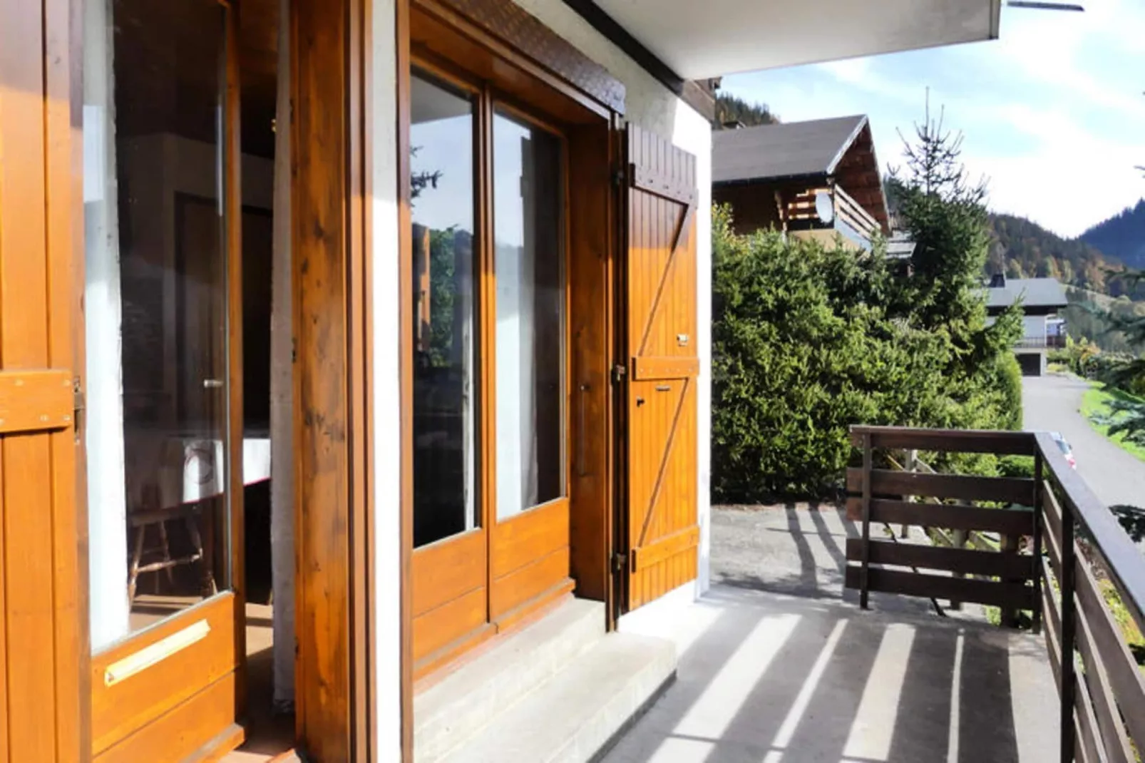 Chalets à La Clusaz-Terrasbalkon