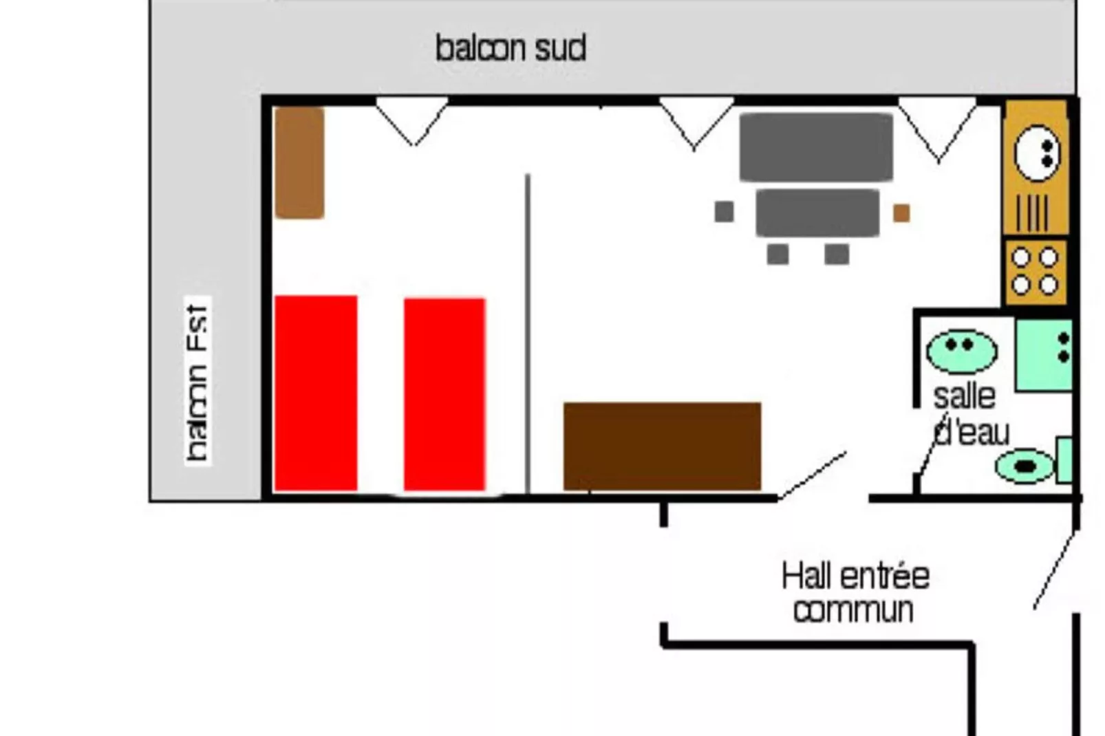 Appartements à La Clusaz-Uitzicht zomer
