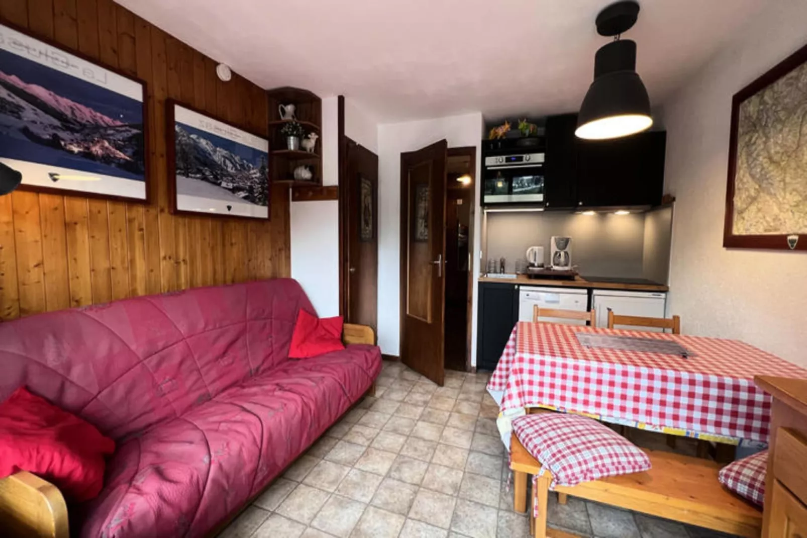 Studio à La Clusaz-Woonkamer