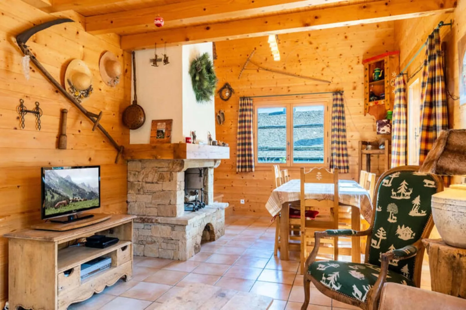 Chalet Gotty Joly L'bele-Woonkamer