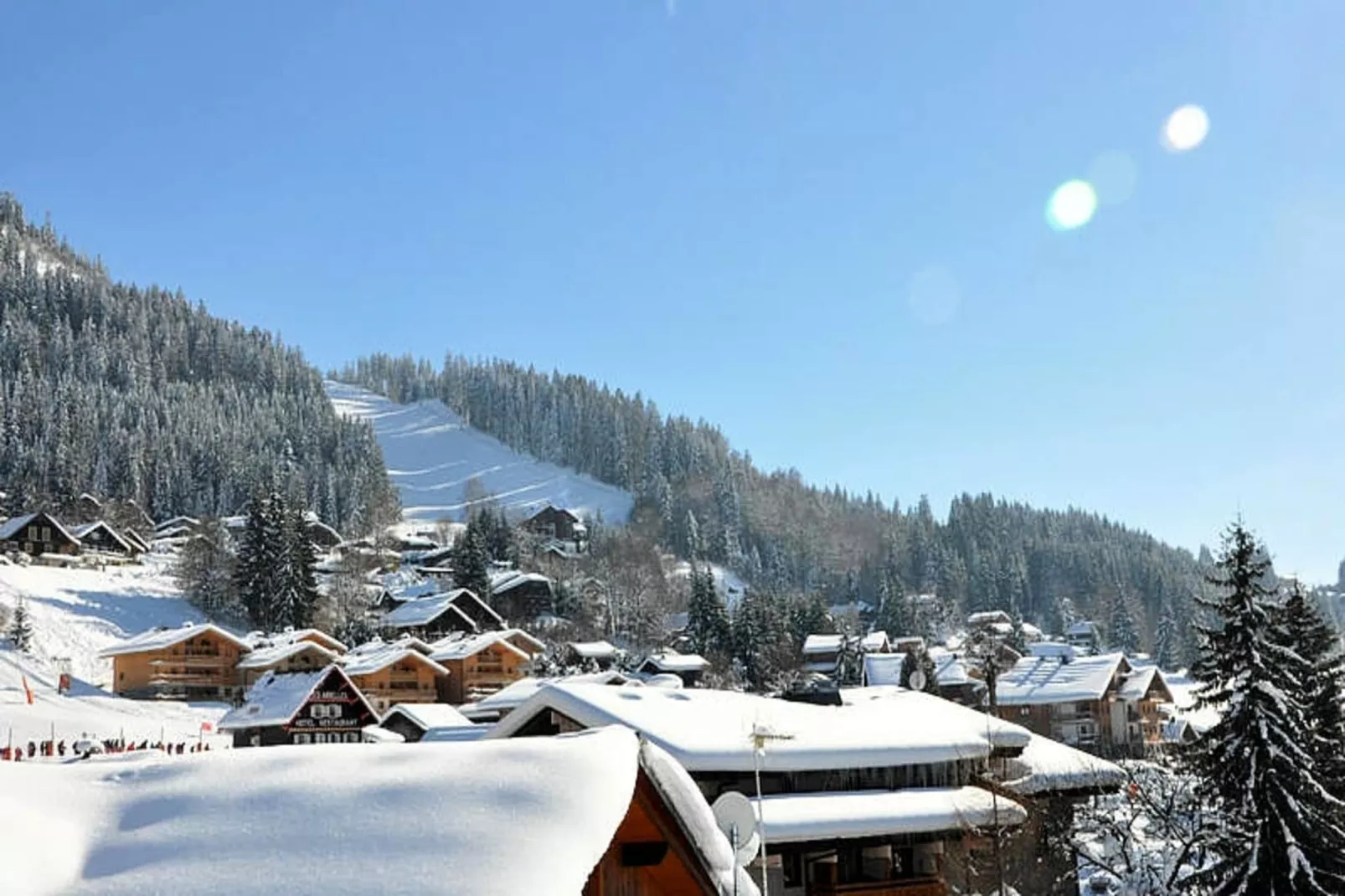 Studio à Les Carroz-d'Arâches-Uitzicht winter