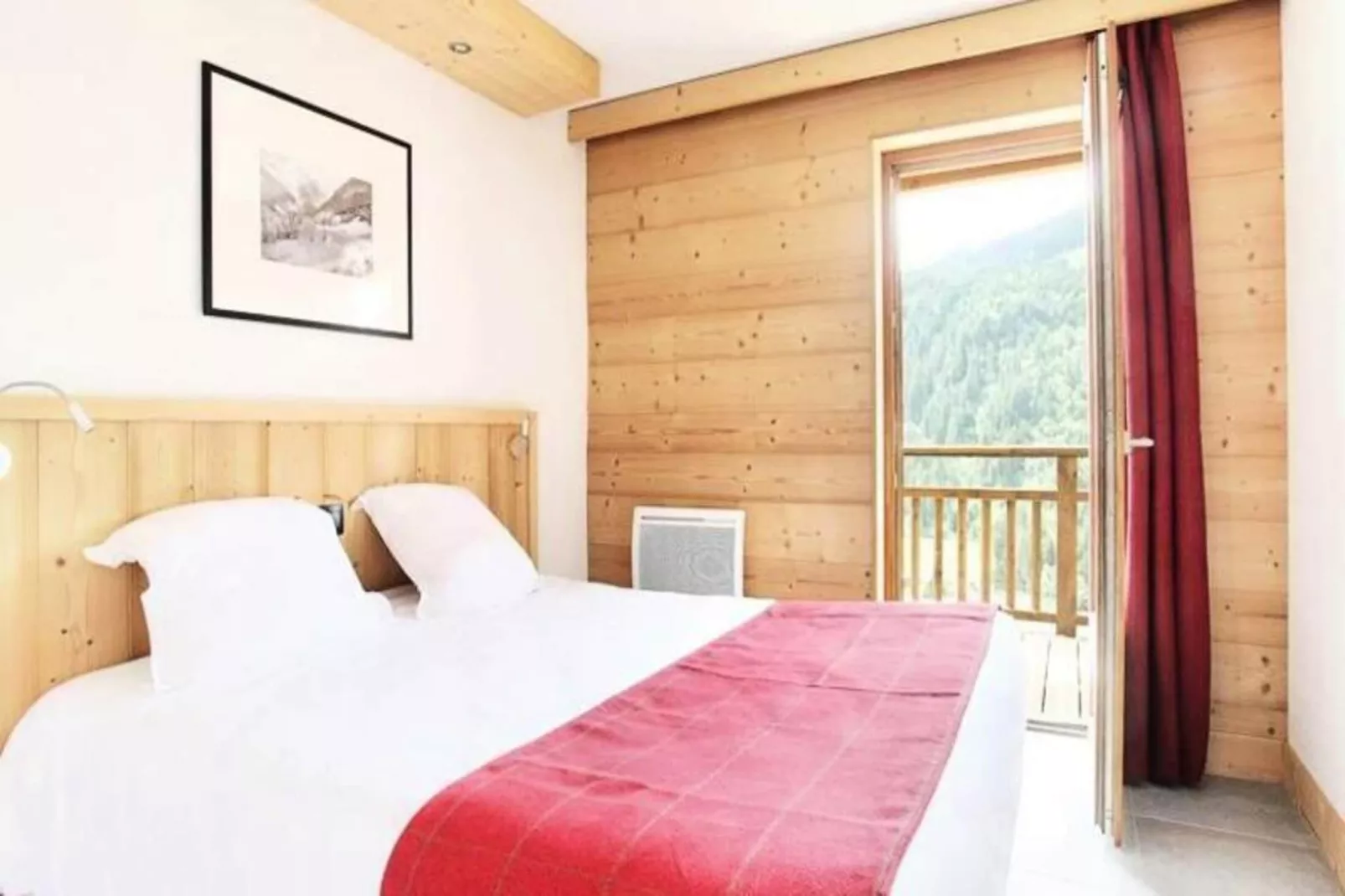 Résidence Prestige Odalys Les Fermes de Châtel-Slaapkamer