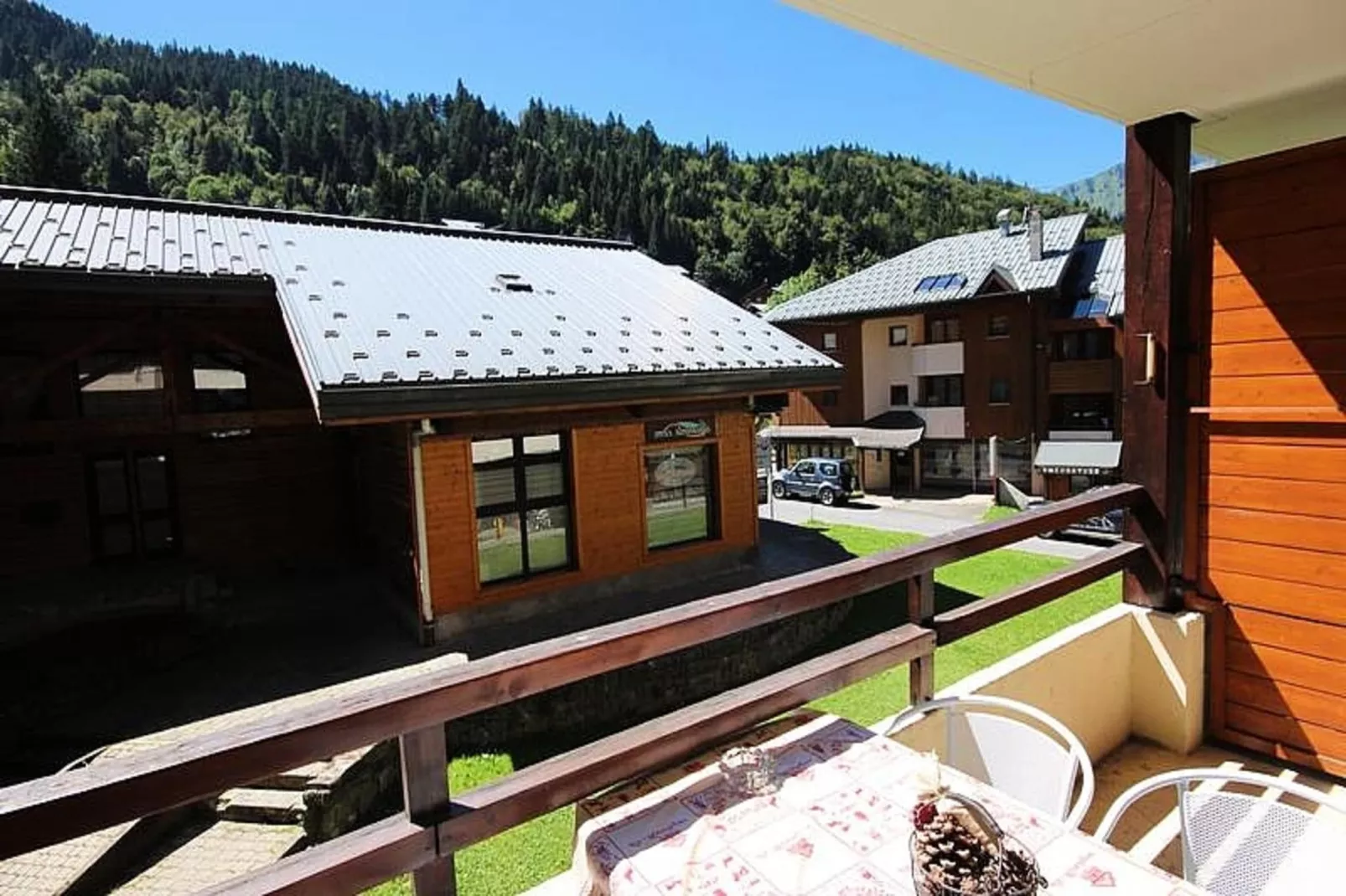 Studio à Saint Jean d'Aulps-Terrasbalkon