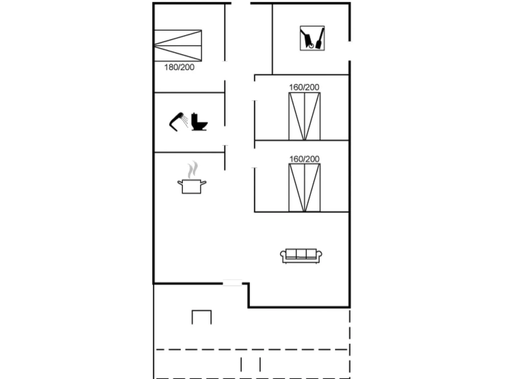 "Trpana" - 1.6km from the sea-Binnen
