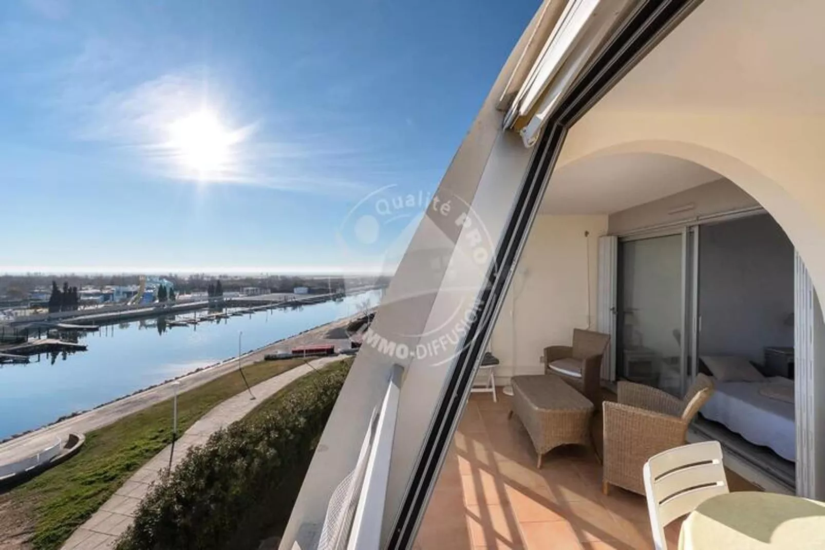 Résidence " La Lagune"-Uitzicht zomer