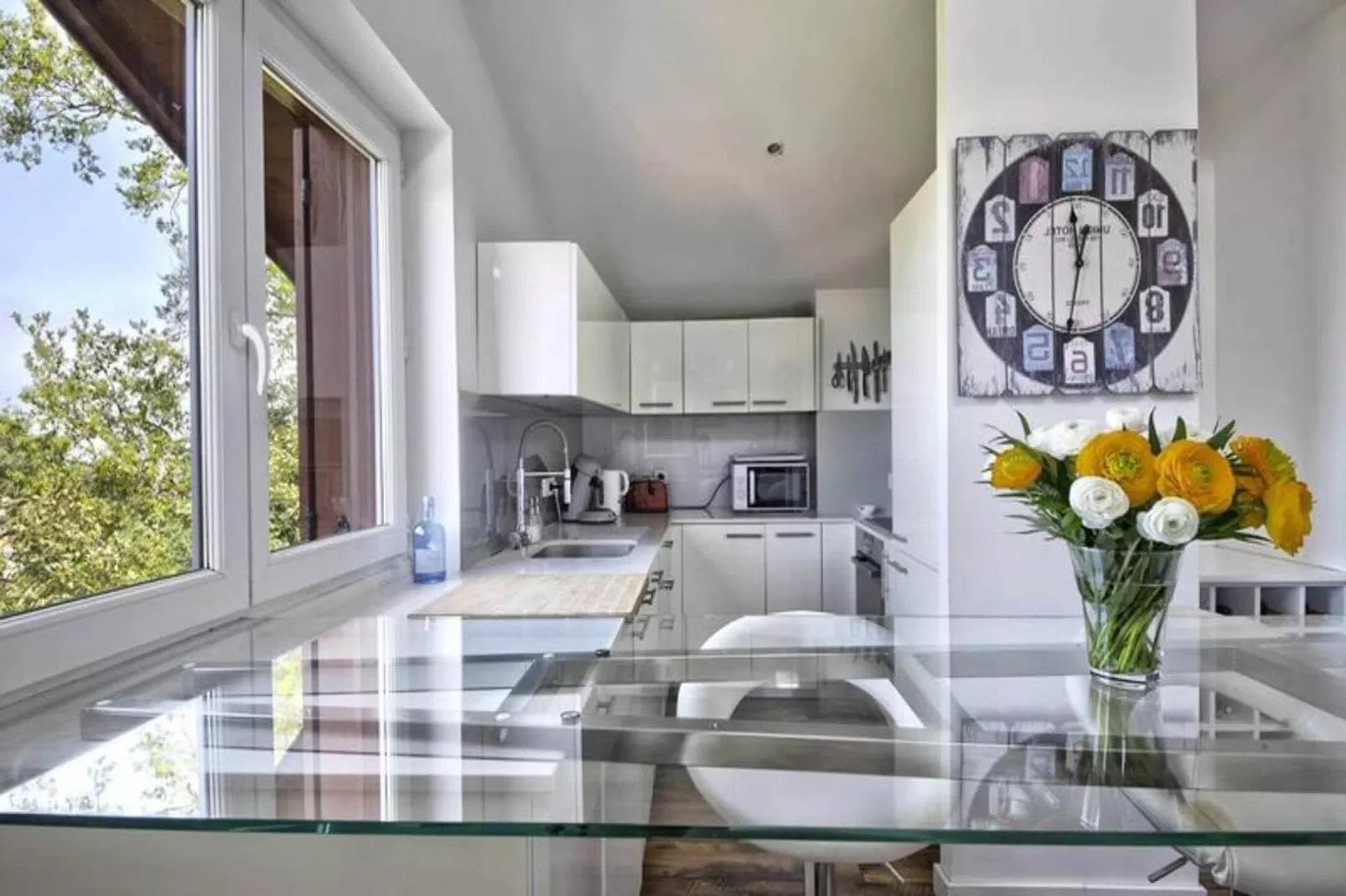 Résidence Villa "haïttzak-Woonkamer