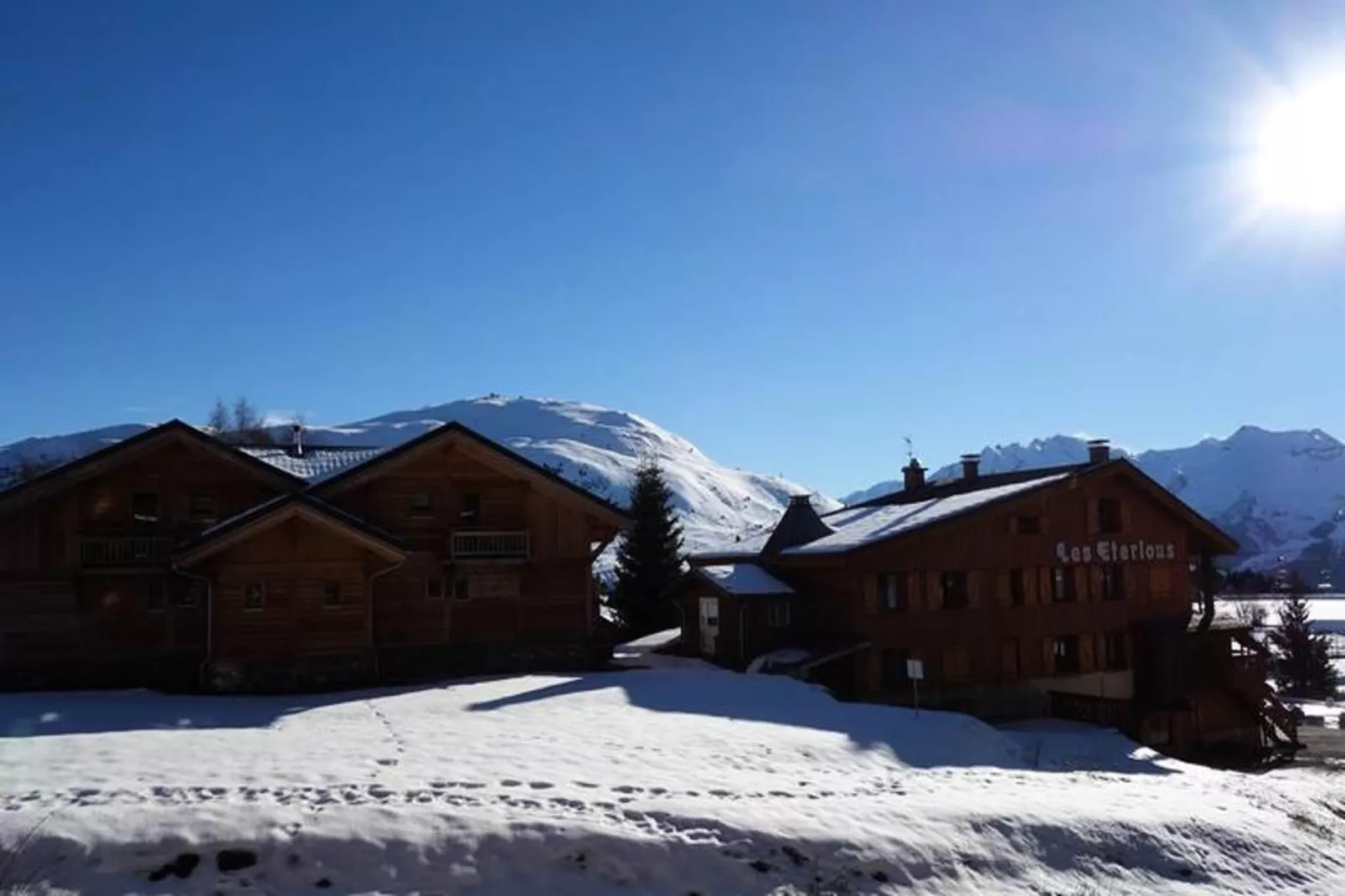 Résidence Maeva Les Melezes-Gebied winter 1km