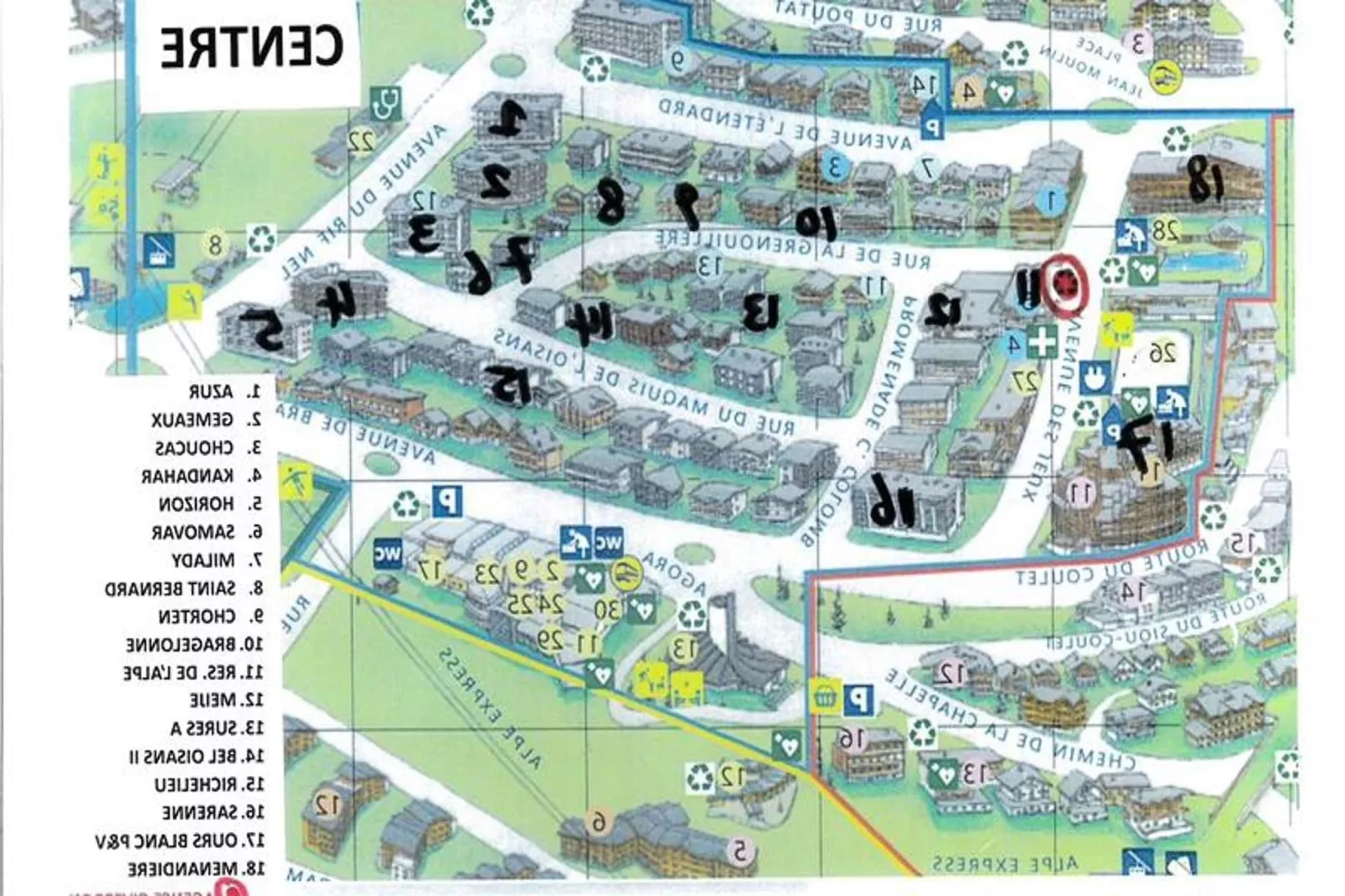 Résidence Saint Bernard-Faciliteiten