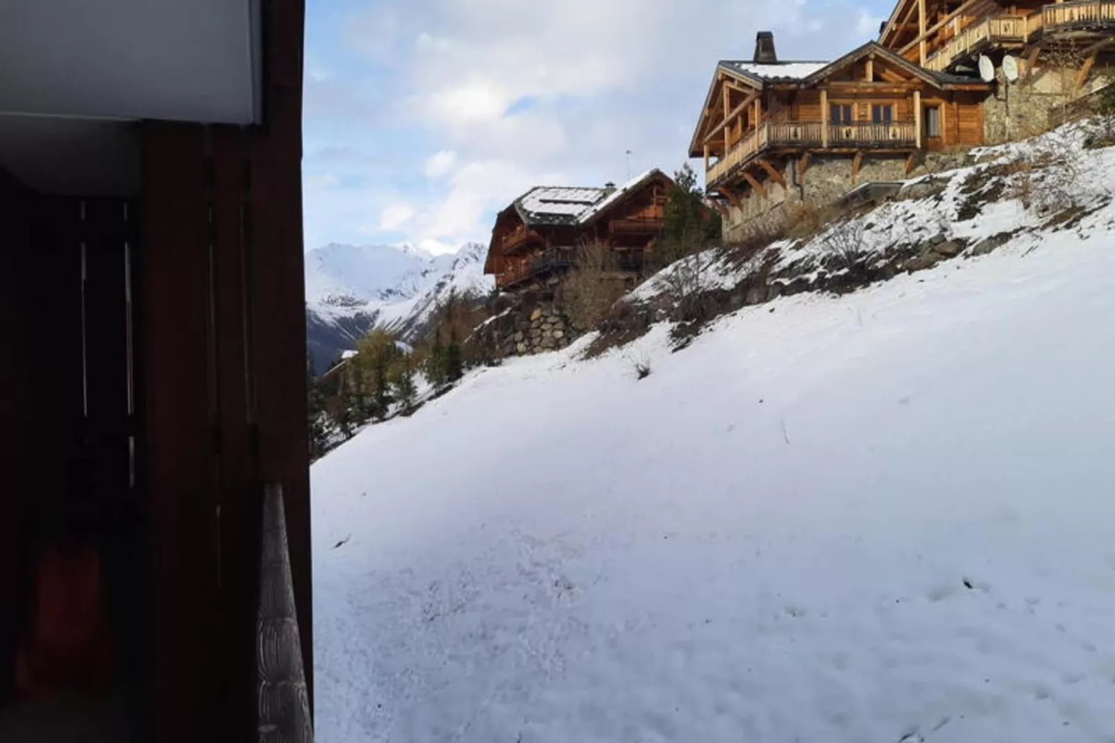 Résidence Balcon Des Pistes C-Uitzicht winter