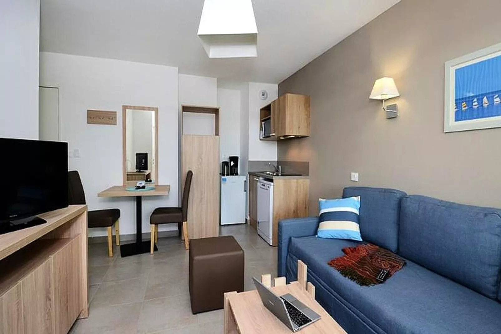 Résidence Odalys Le Lotus Blanc ***-Woonkamer