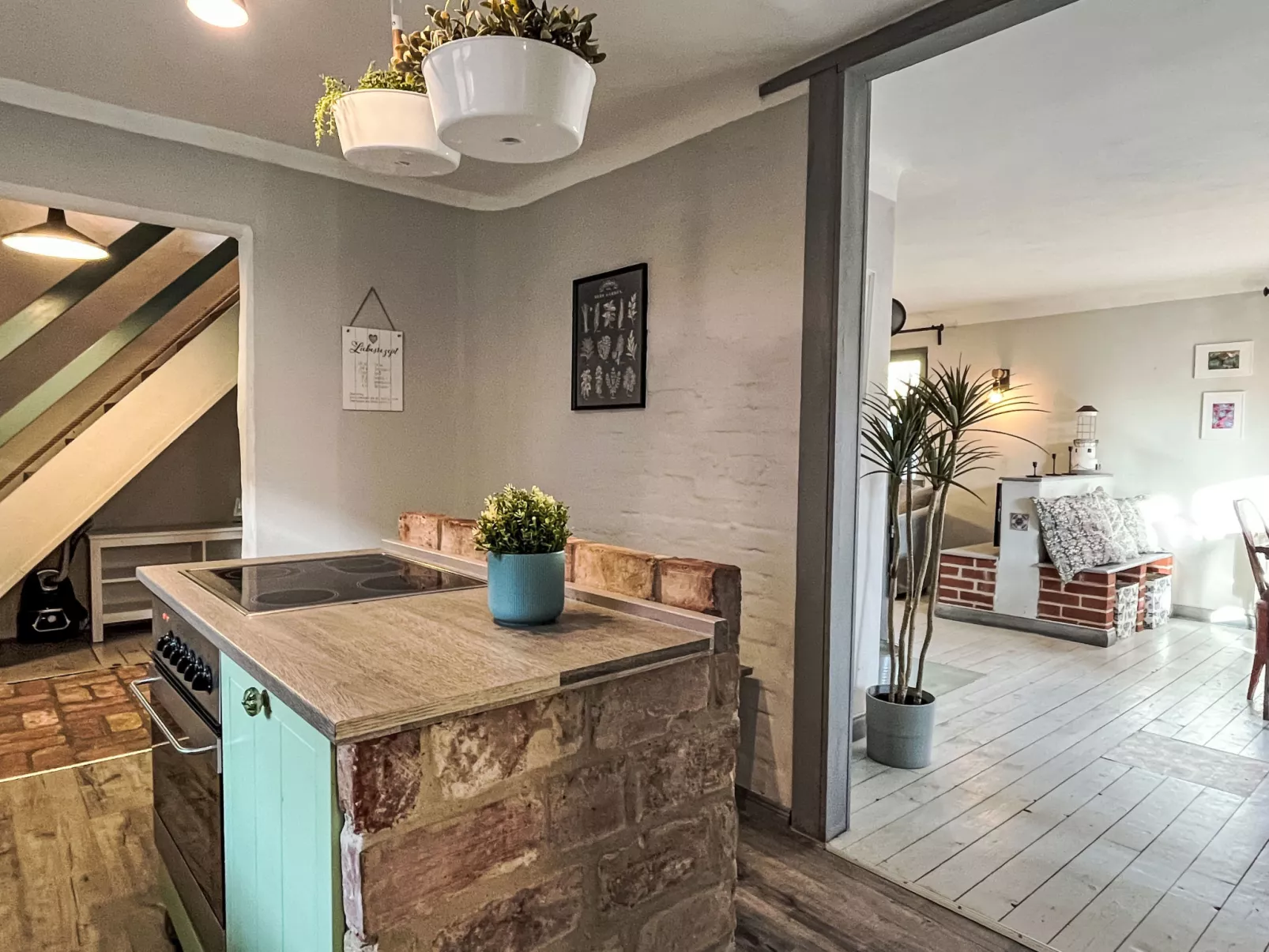 Reetgedecktes Ferienhaus Seelchen-Binnen